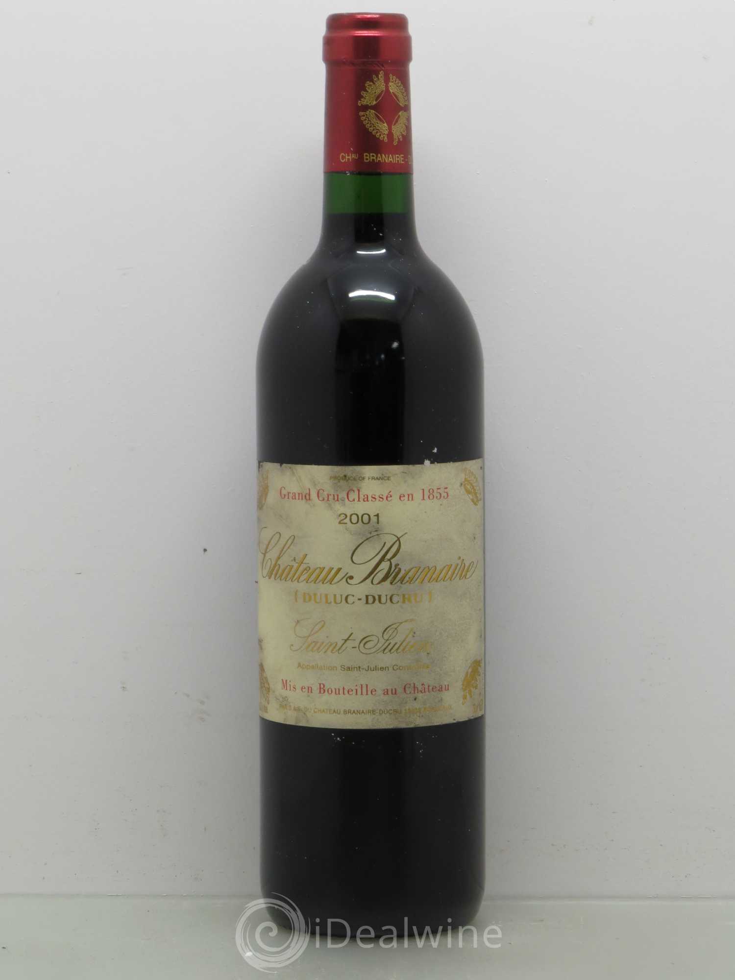 Château Branaire Ducru 4ème Grand Cru Classé 2001 - Lot de 1 bouteille - 0