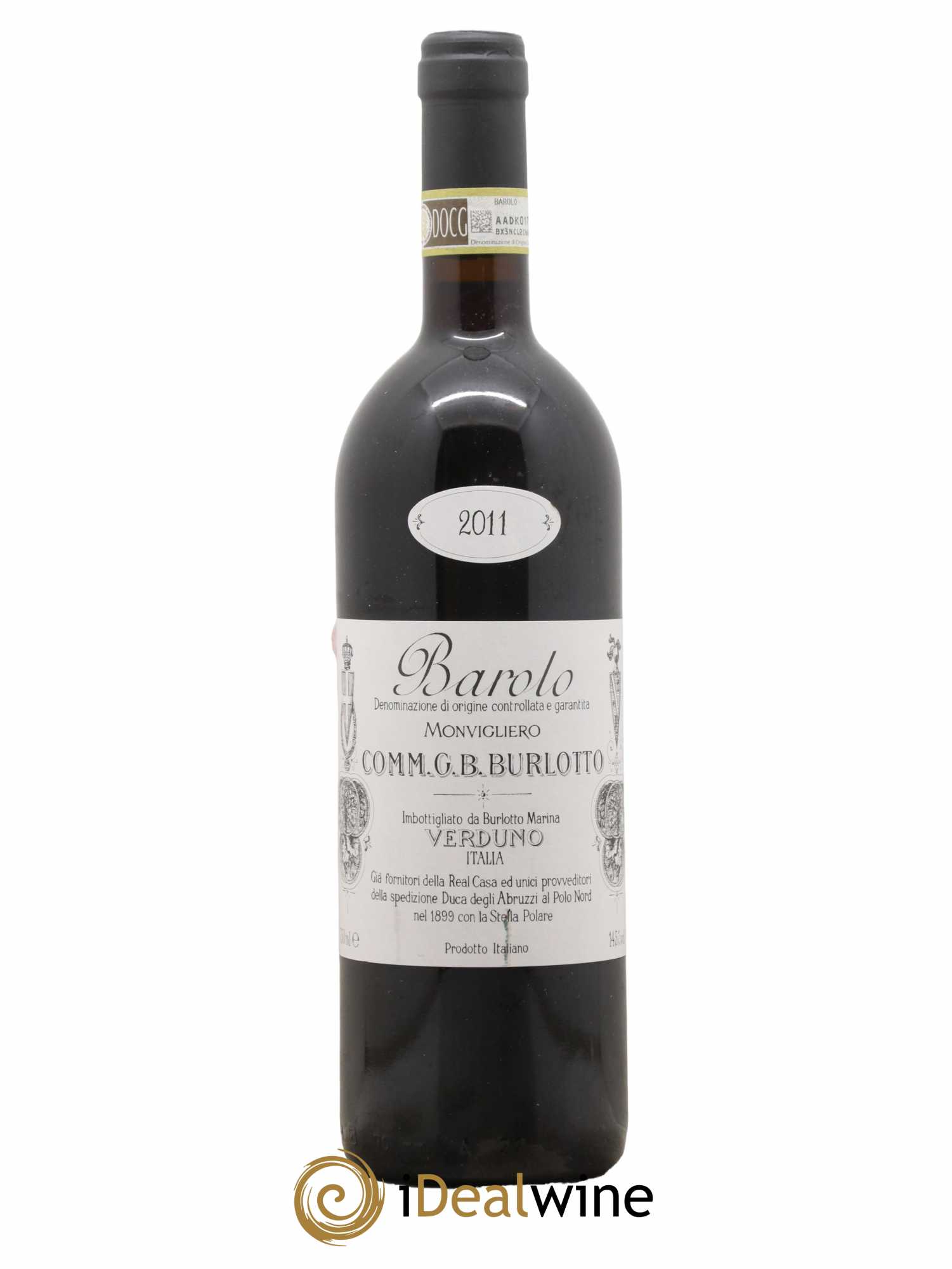 Barolo DOCG Monvigliero Comm. Giovan Battista Burlotto 2011 - Lot de 1 bouteille - 0