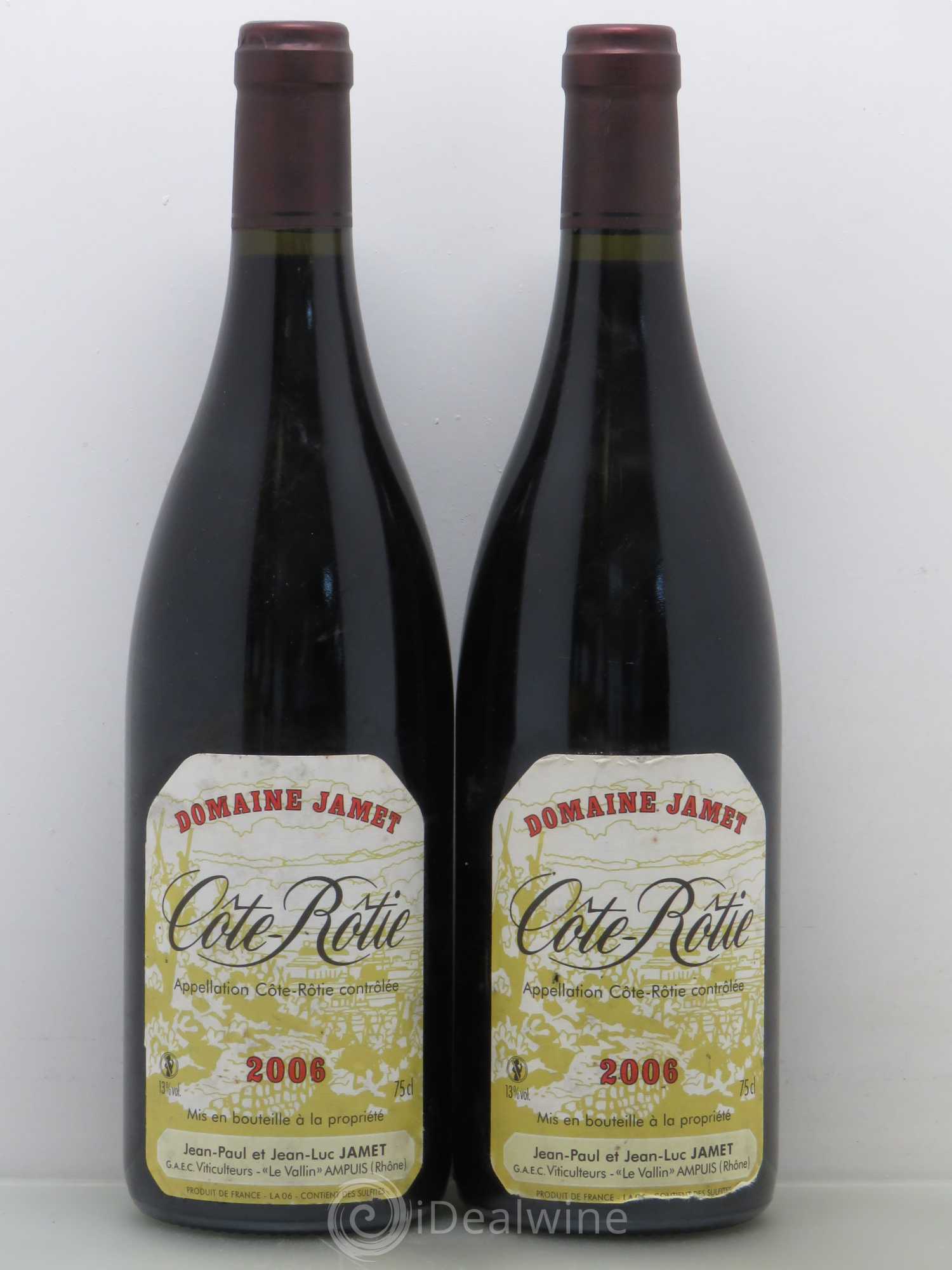 Côte-Rôtie Jamet (Domaine) 2006 - Lot de 2 bouteilles - 0
