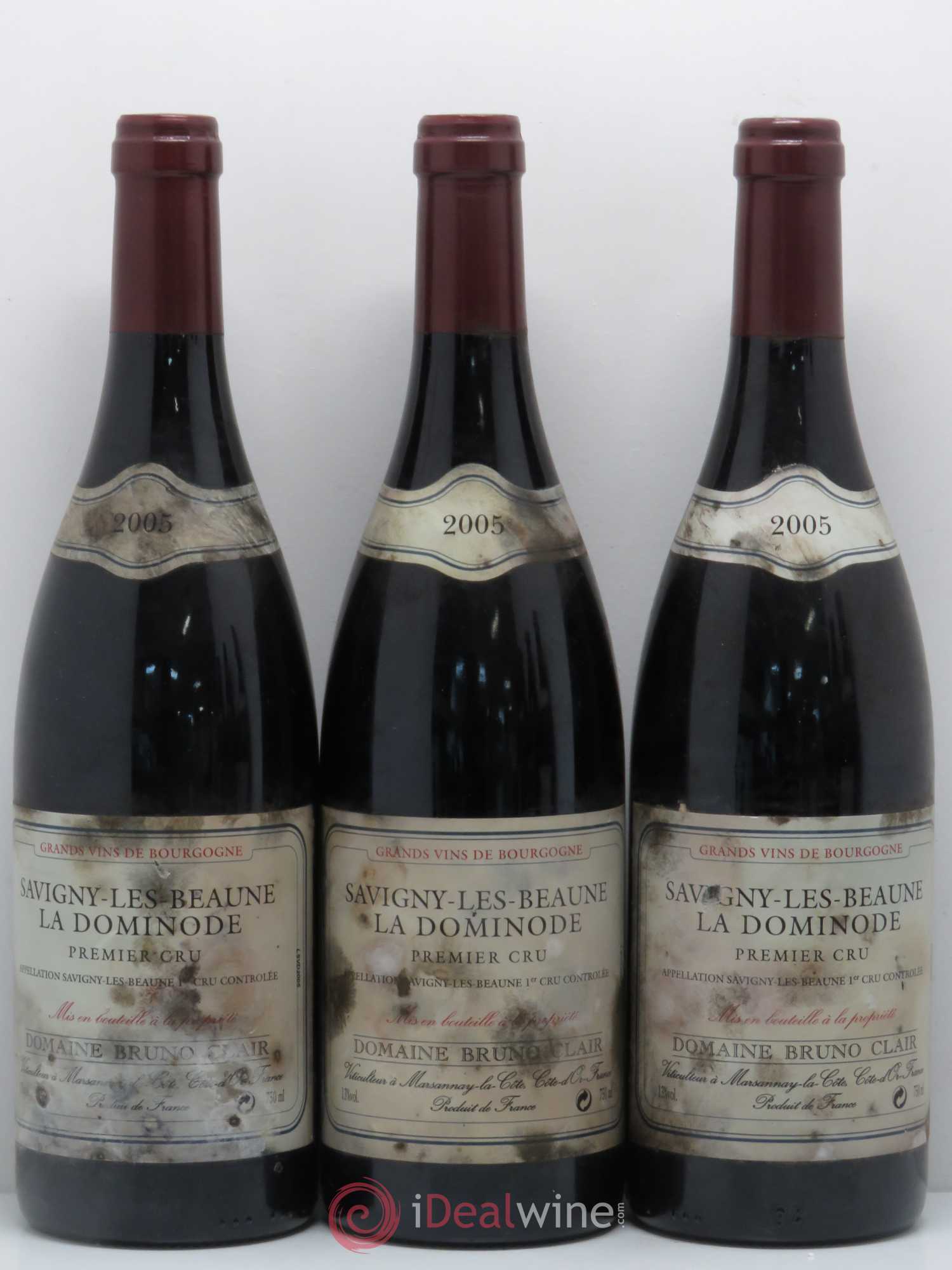 Savigny-lès-Beaune 1er Cru La Dominode Bruno Clair (Domaine) 2005 - Lot de 6 bouteilles - 1