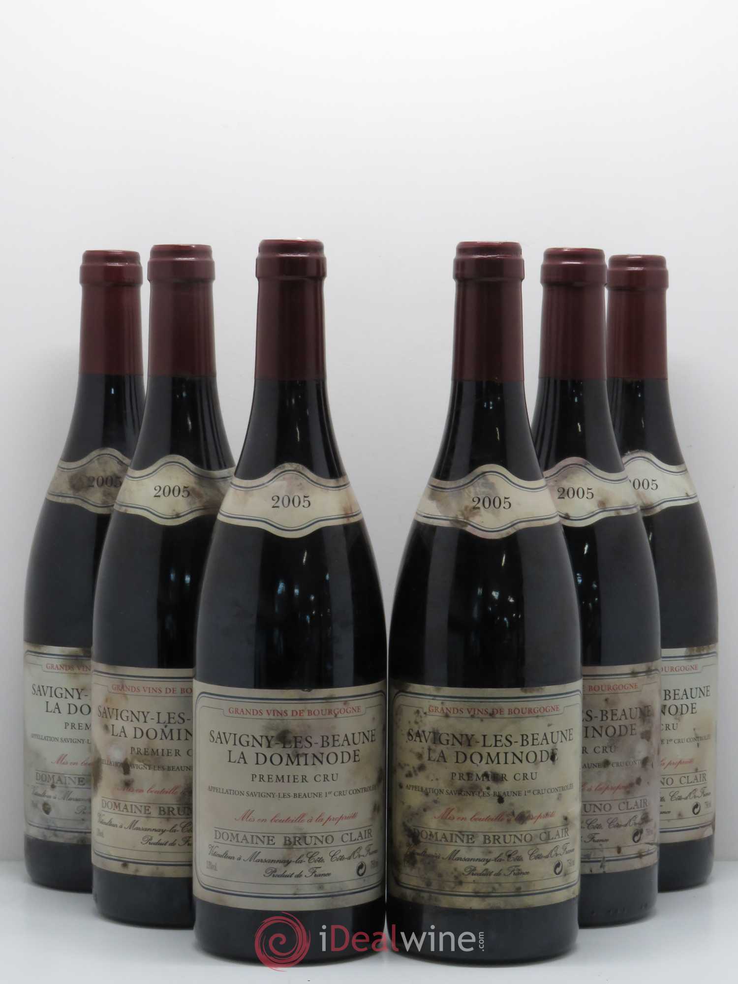 Savigny-lès-Beaune 1er Cru La Dominode Bruno Clair (Domaine) 2005 - Lot de 6 bouteilles - 0