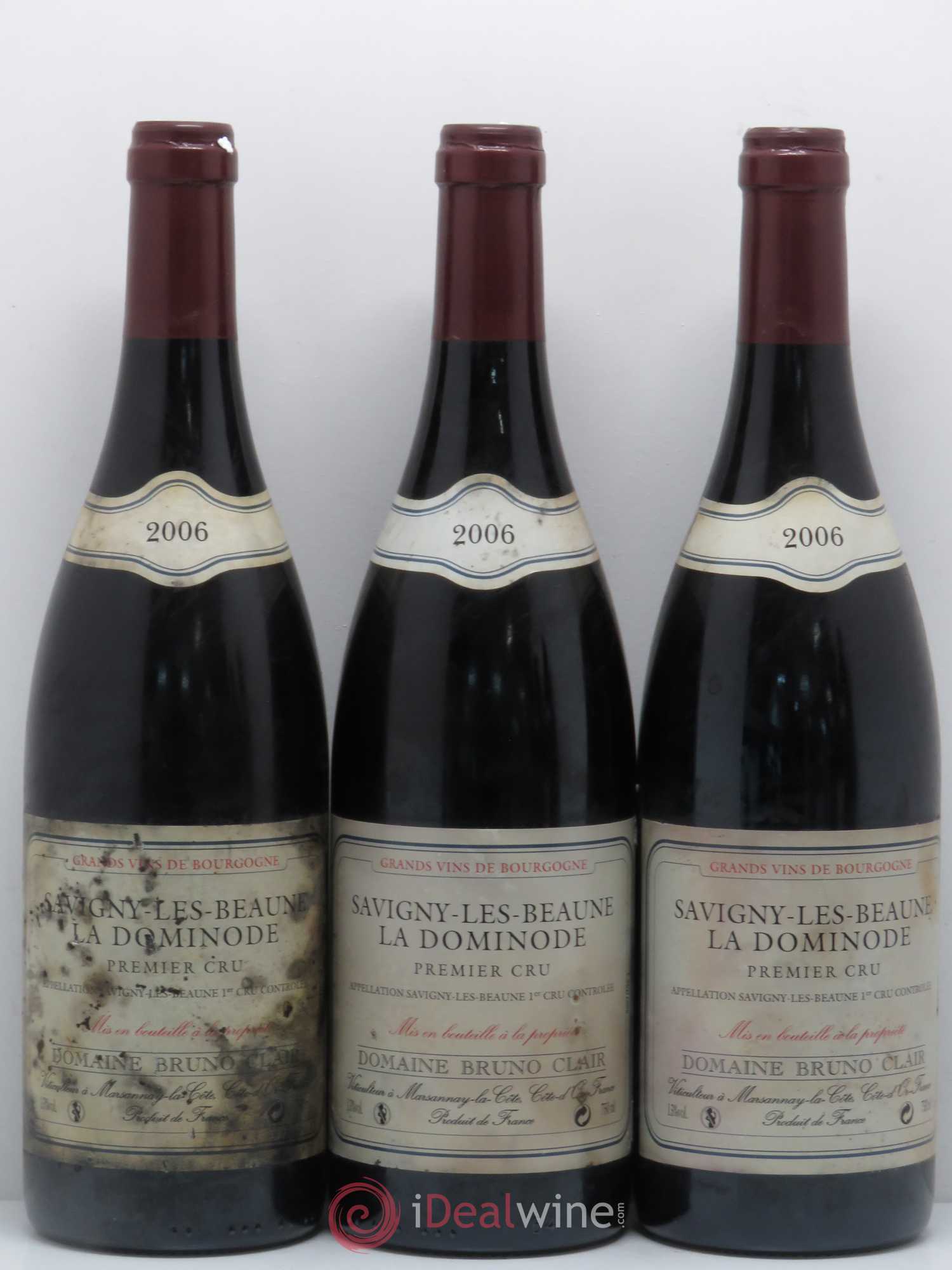 Savigny-lès-Beaune 1er Cru La Dominode Bruno Clair (Domaine) 2006 - Lot de 5 bouteilles - 1