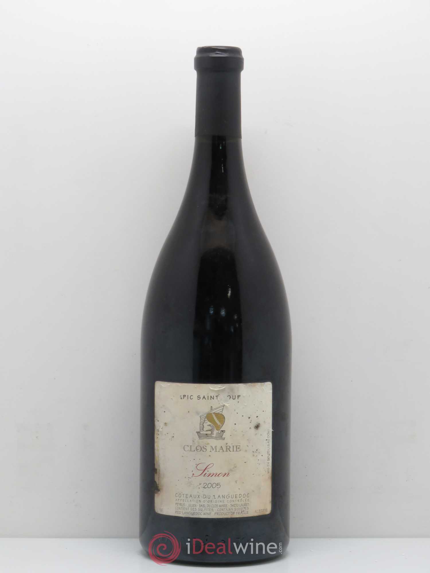 Pic Saint-Loup Clos Marie Cuvée Simon Christophe Peyrus et Françoise Julien 2005 - Lot de 1 magnum - 0