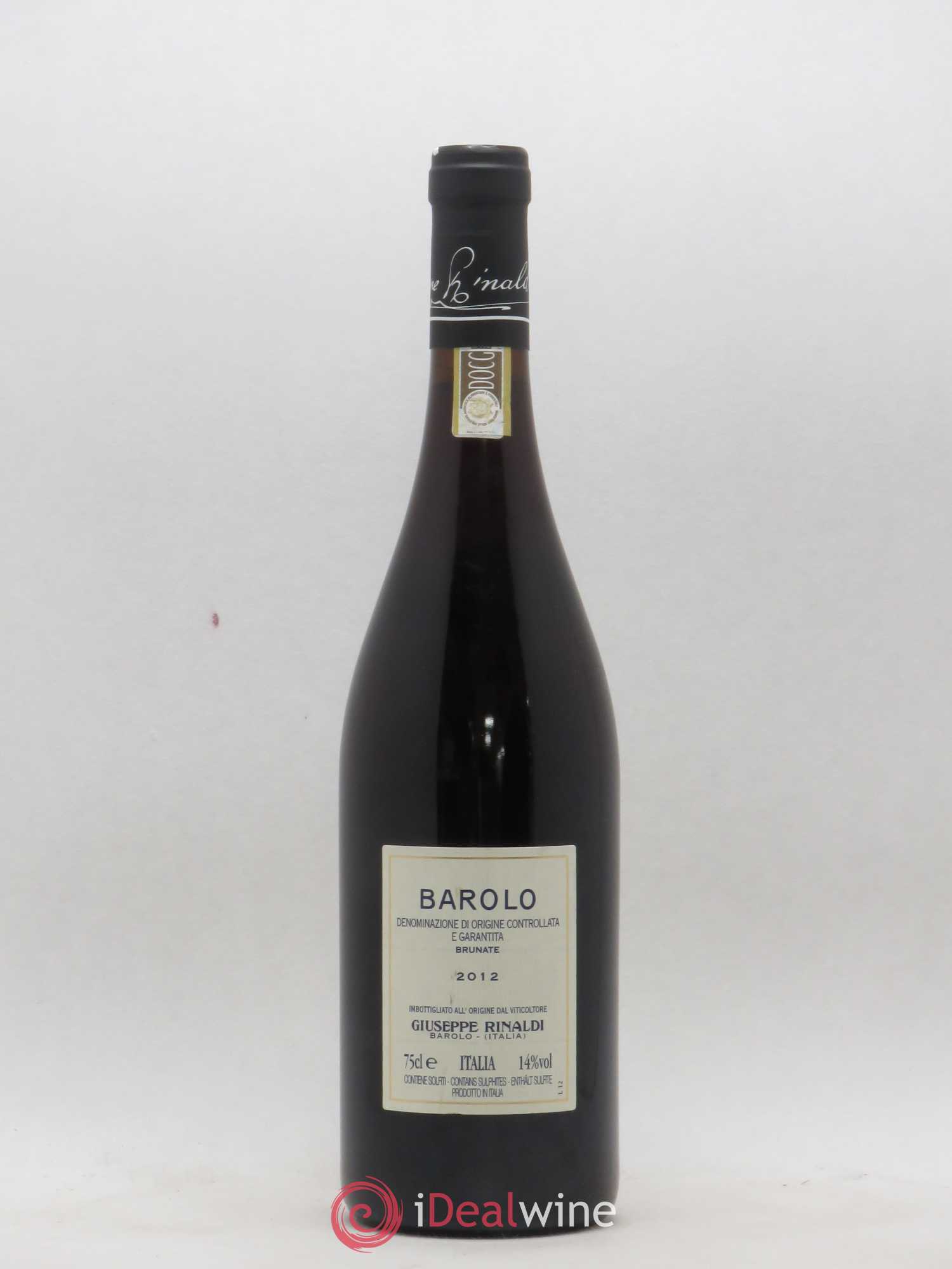 Barolo DOCG Brunate Giuseppe Rinaldi 2012 - Lotto di 1 bottiglia - 1