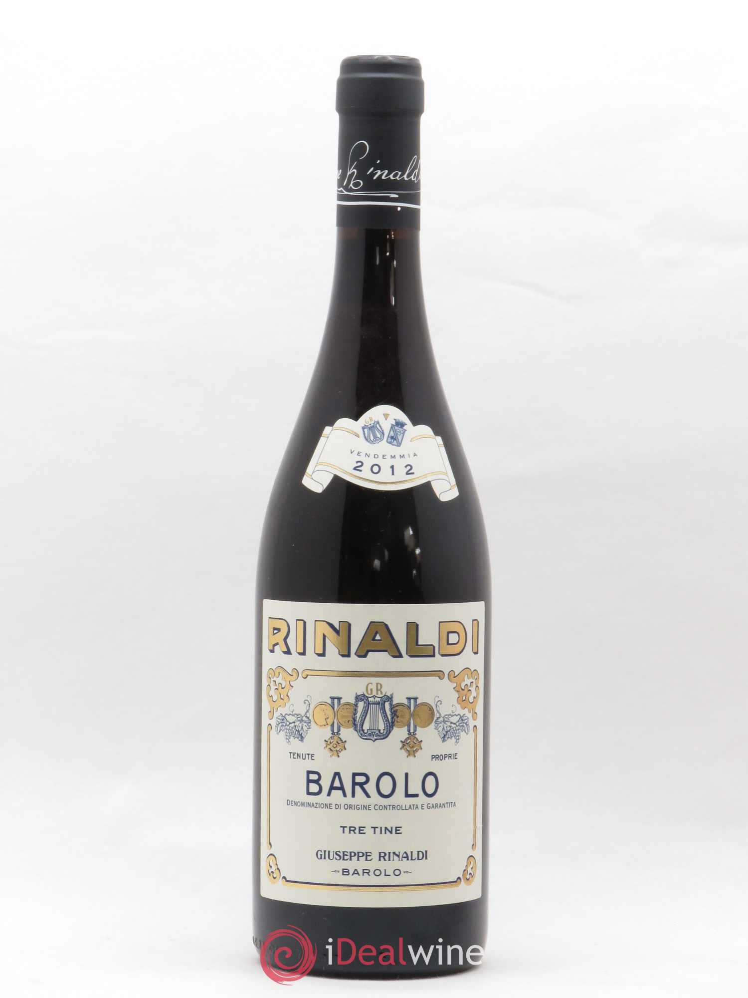 Barolo DOCG Tre Tine Giuseppe Rinaldi 2012 - Posten von 1 Flasche - 0