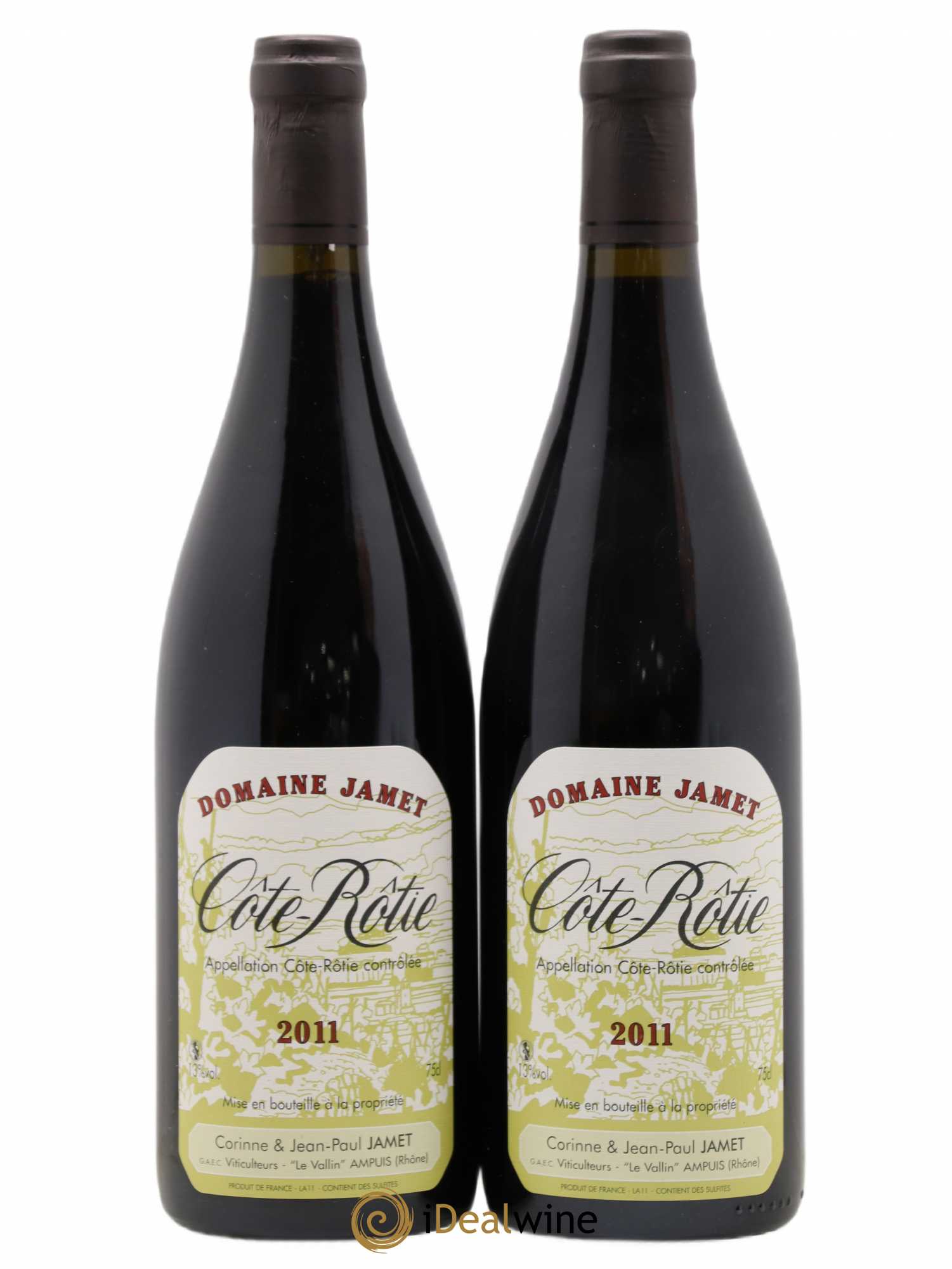 Côte-Rôtie Jamet (Domaine) 2011 - Lot de 2 bouteilles - 0