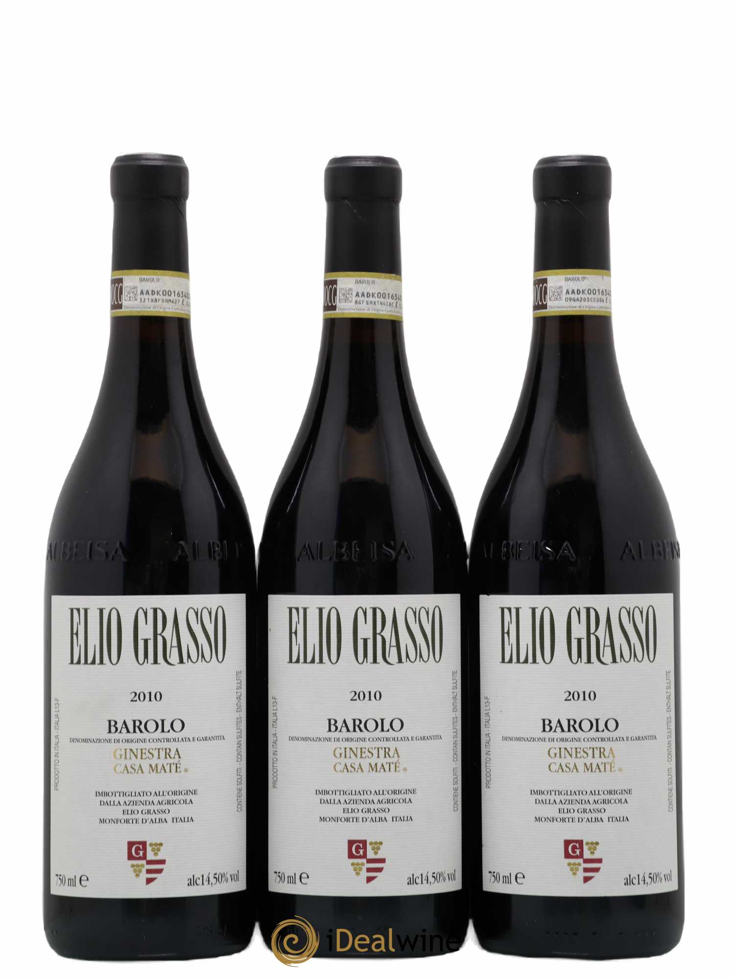 Barolo Ginestra Casa Mate Elio Gasso 2010 - Posten von 3 Flaschen - 0