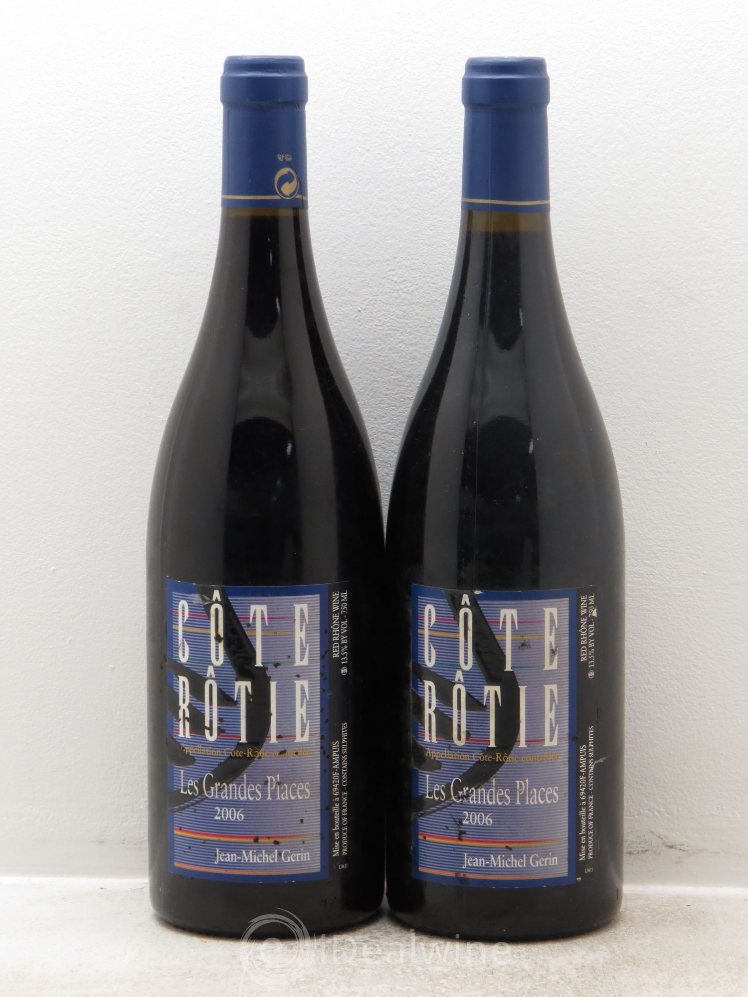 Côte-Rôtie Les Grandes Places Jean-Michel Gerin 2006 - Lot de 2 bouteilles - 0