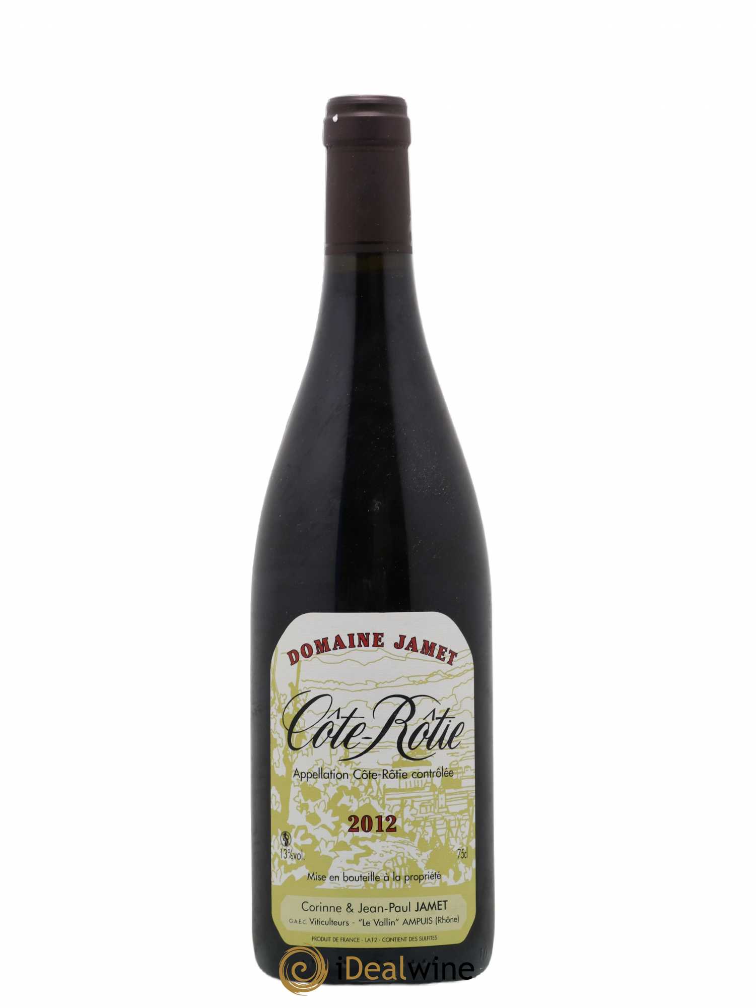 Côte-Rôtie Jamet (Domaine) 2012 - Lot de 1 bouteille - 0