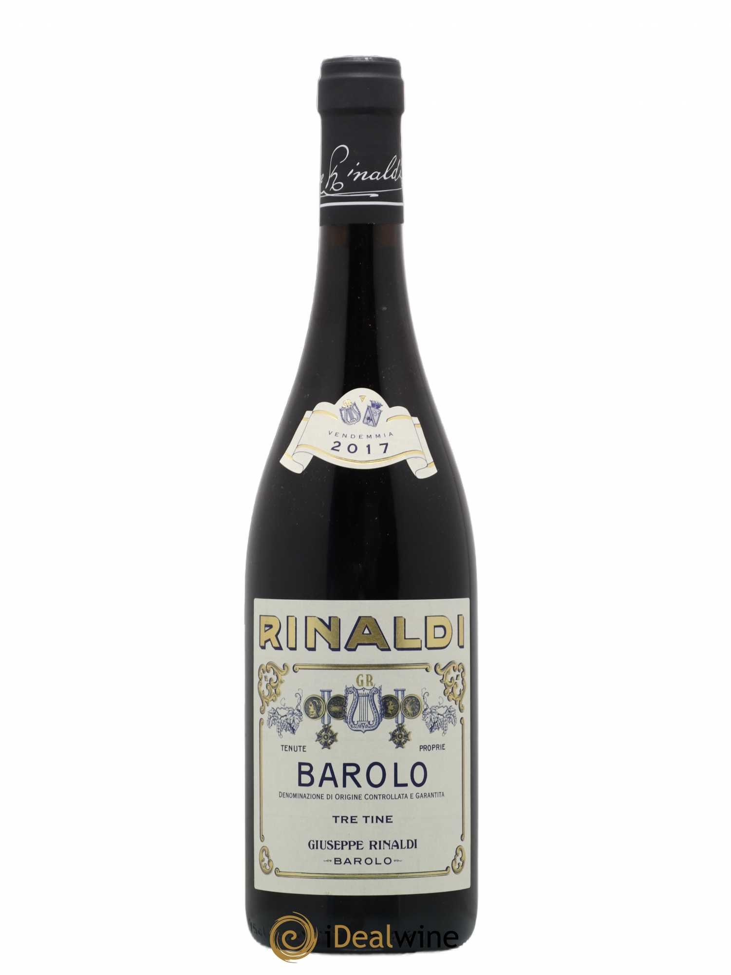 Barolo DOCG Tre Tine Giuseppe Rinaldi 2017 - Lot de 1 bouteille - 0