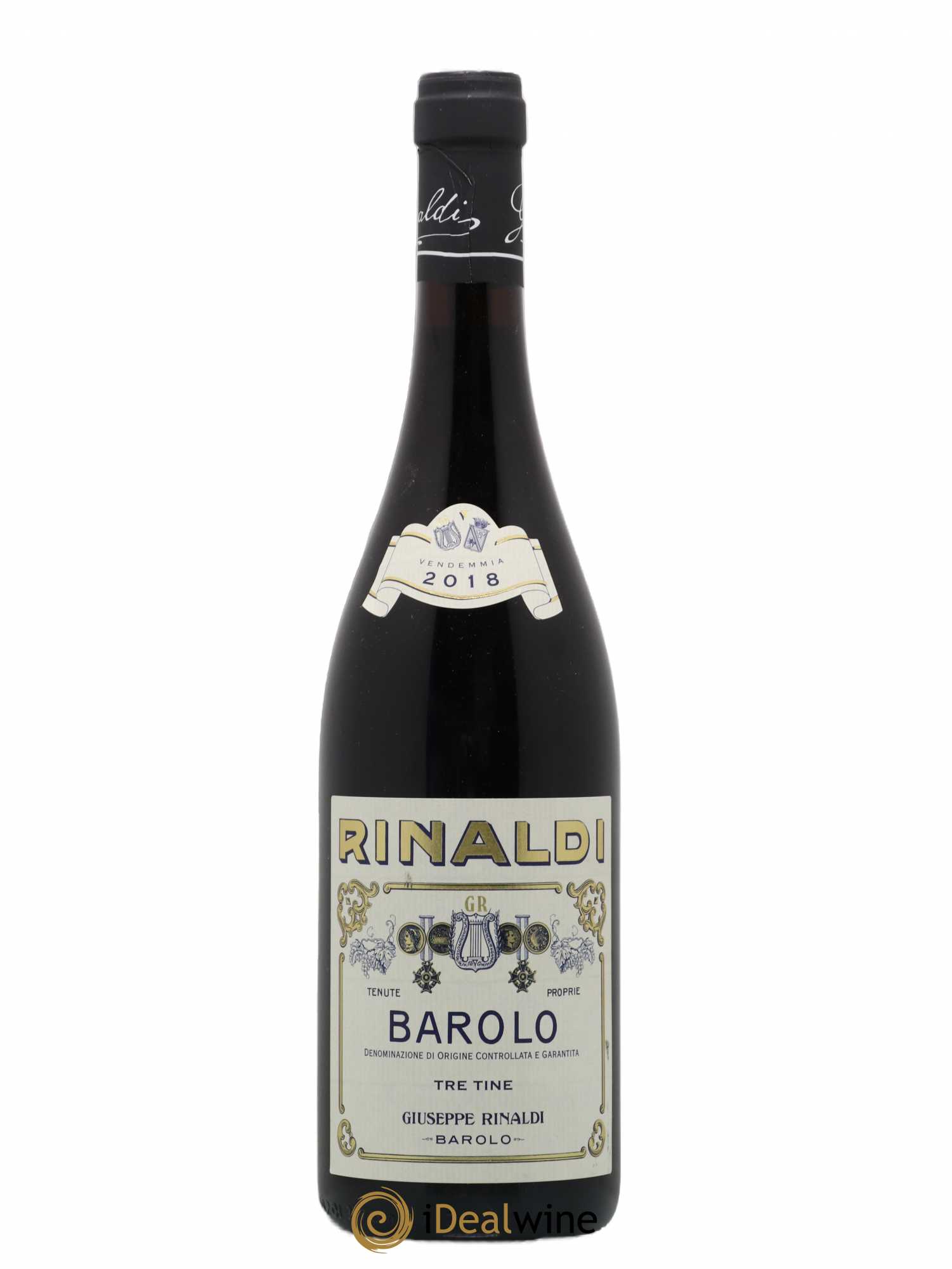 Barolo DOCG Tre Tine Giuseppe Rinaldi 2018 - Lot de 1 bouteille - 0