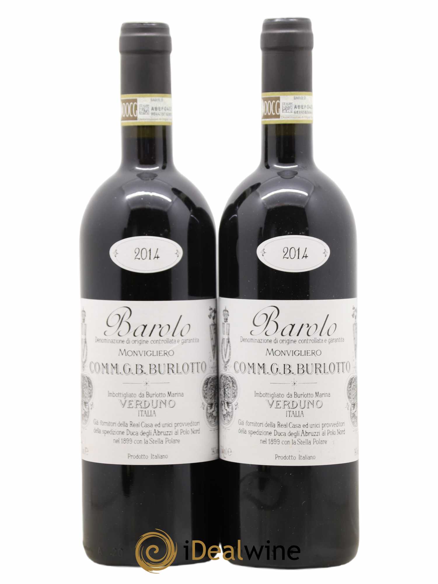 Barolo DOCG Monvigliero Comm. Giovan Battista Burlotto 2014 - Lot de 2 bouteilles - 0