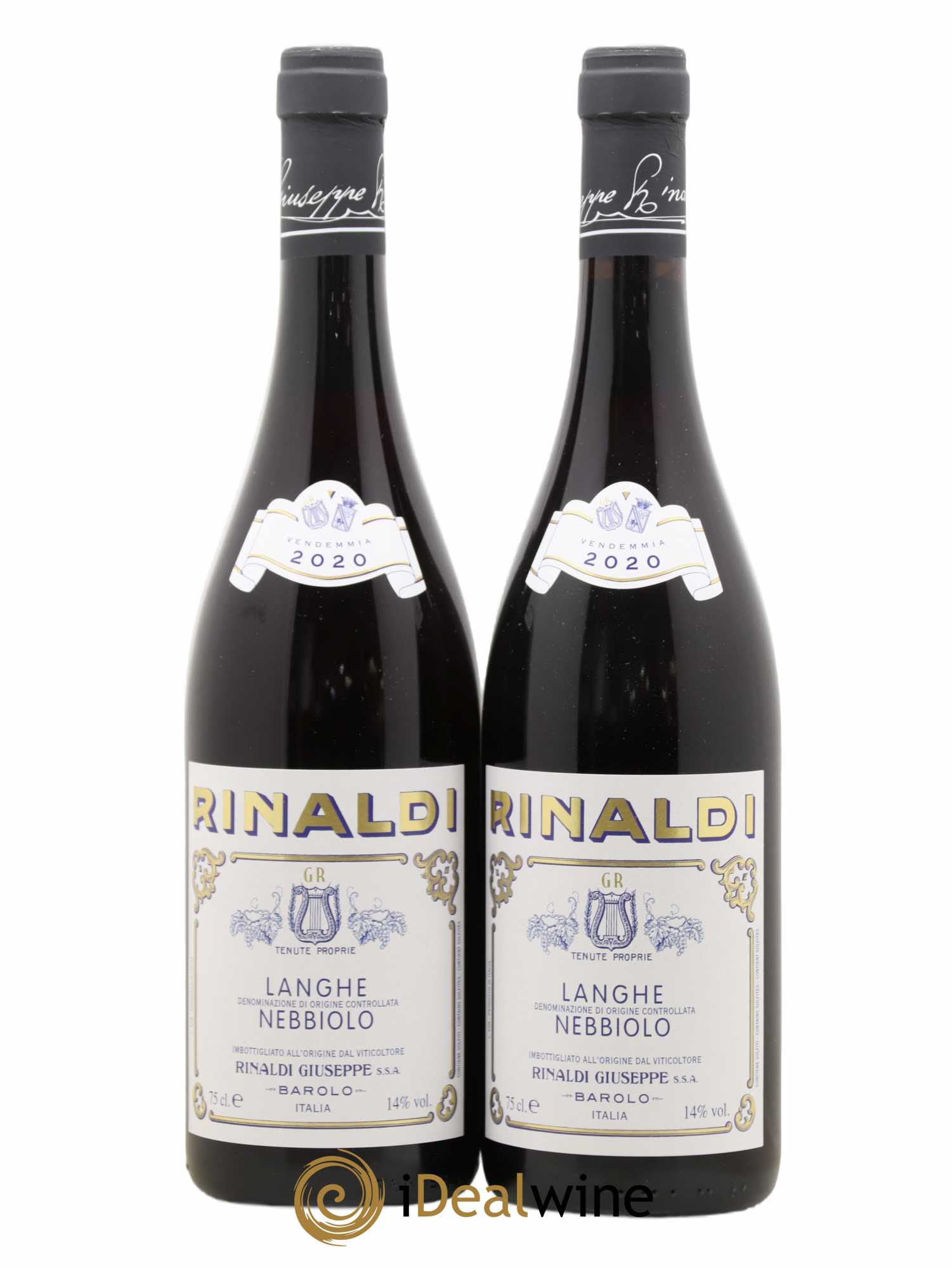 Langhe DOC Nebbiolo Giuseppe Rinaldi 2020 - Lot de 2 bouteilles - 0