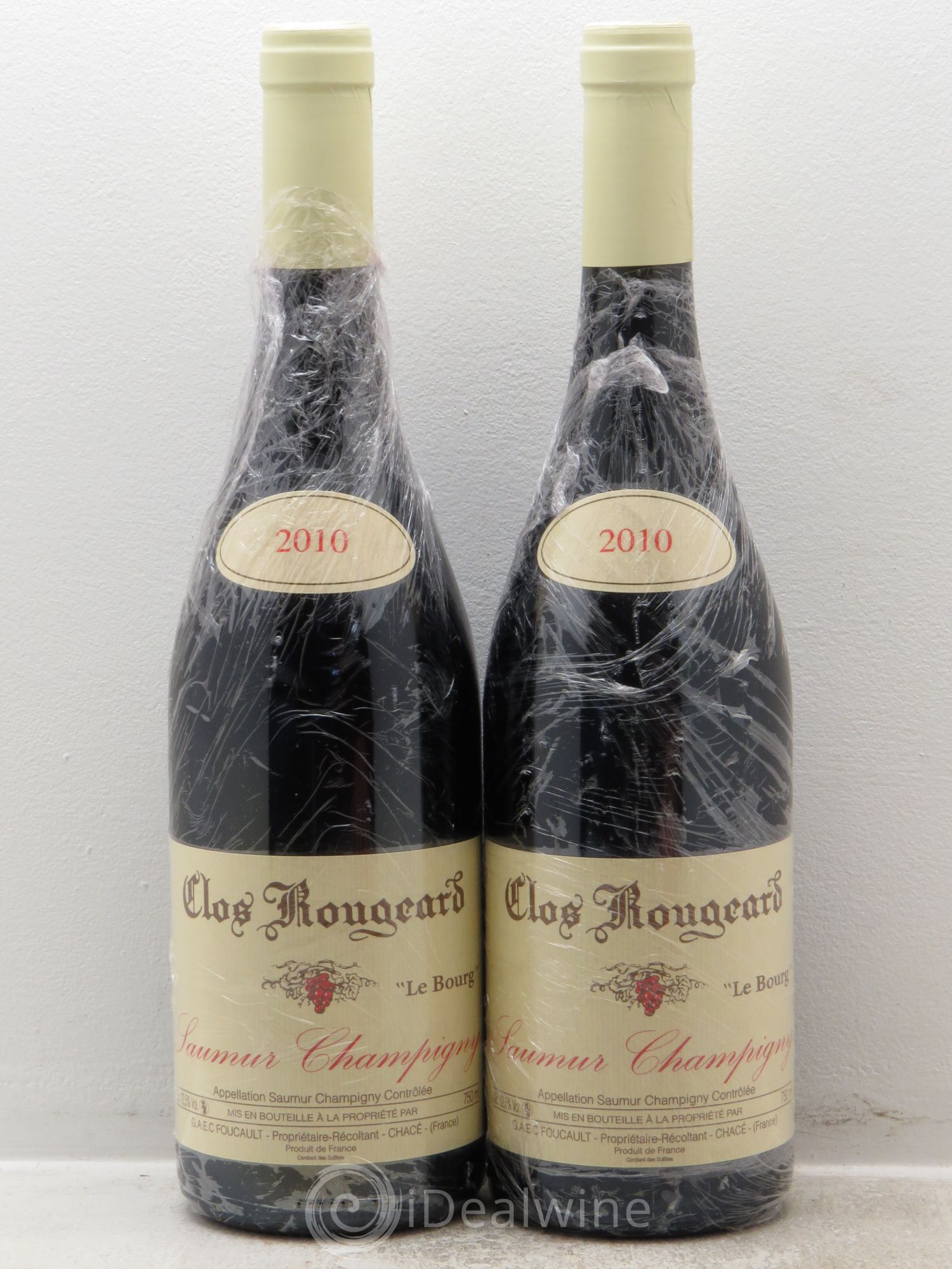 Saumur-Champigny Le Bourg Clos Rougeard 2010 - Lot de 2 bouteilles - 0