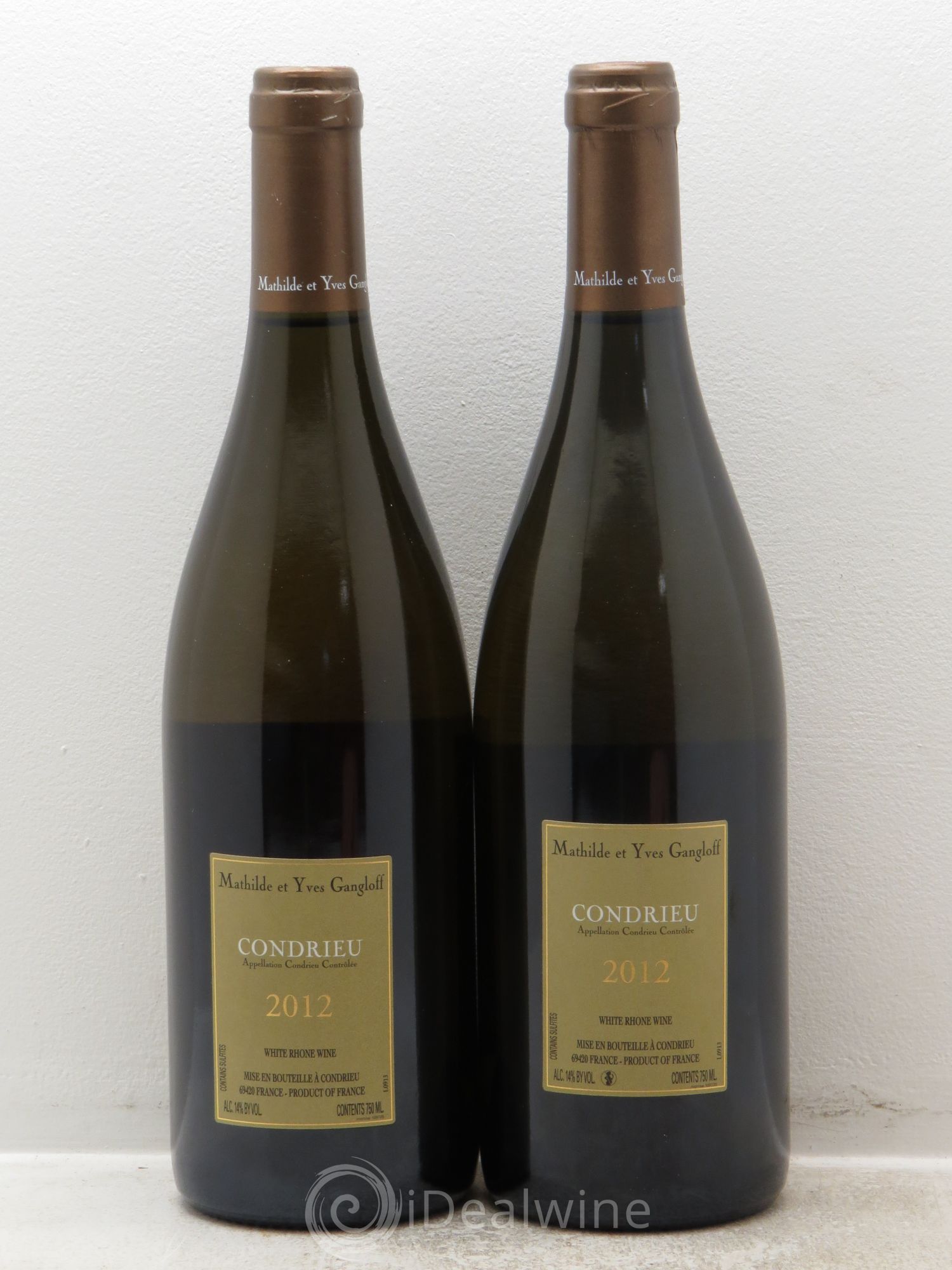 Condrieu Domaine Gangloff (Domaine) 2012 - Lot de 2 bouteilles - 1
