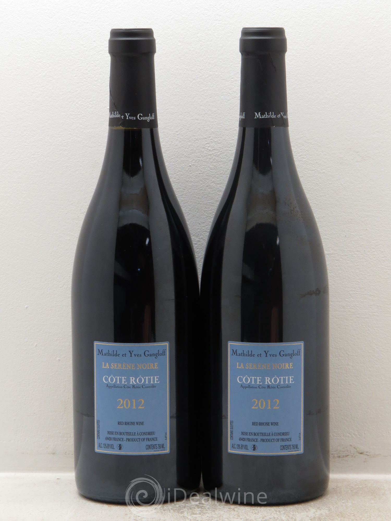 Côte-Rôtie La Sereine Noire Gangloff (Domaine) 2012 - Lot de 2 bouteilles - 1