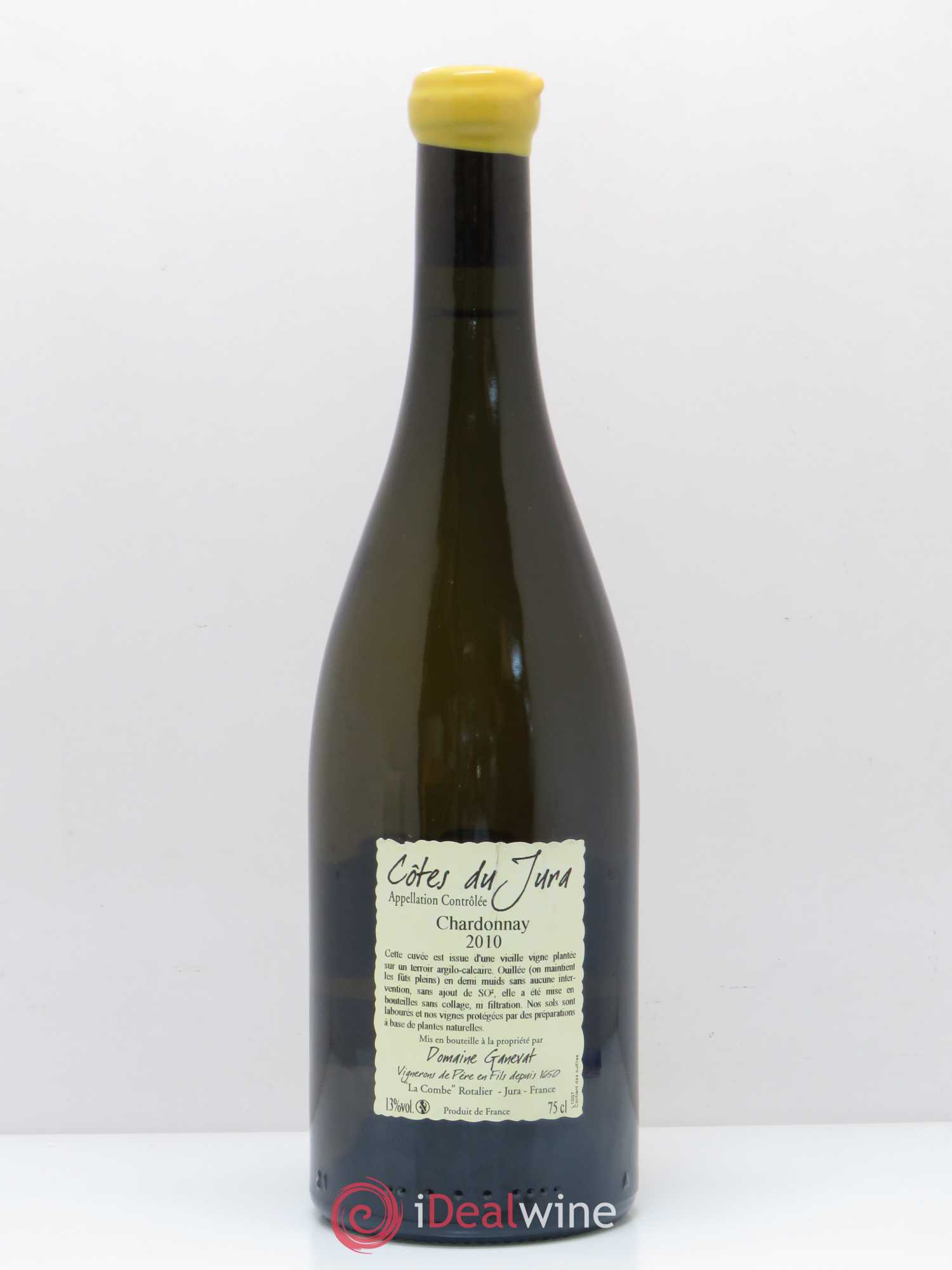 Côtes du Jura Les Chamois du Paradis Jean-François Ganevat (Domaine) 2010 - Lot de 1 bouteille - 1