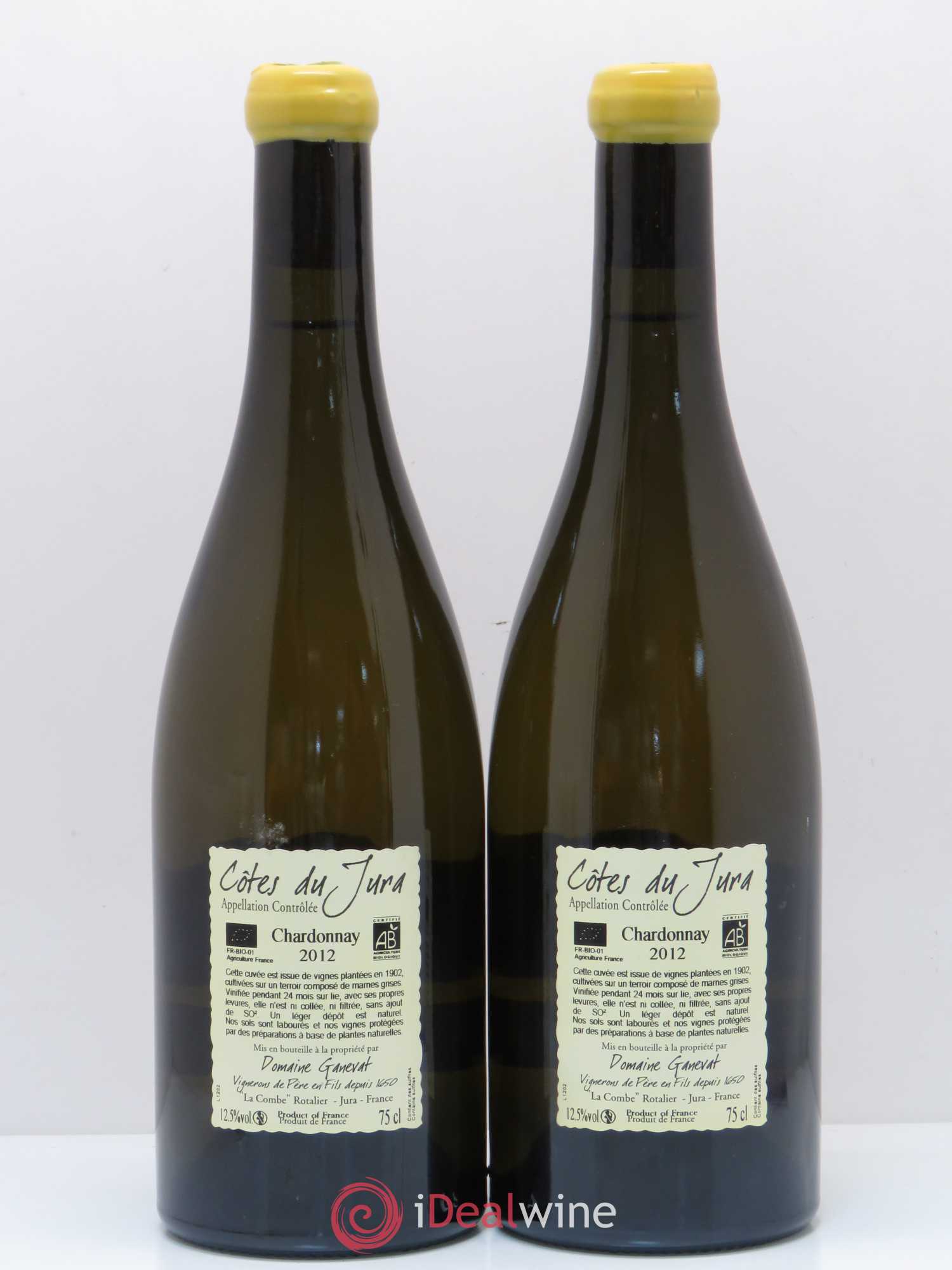 Côtes du Jura Les Chalasses Vieilles Vignes Jean-François Ganevat (Domaine) 2012 - Lotto di 2 bottiglie - 1