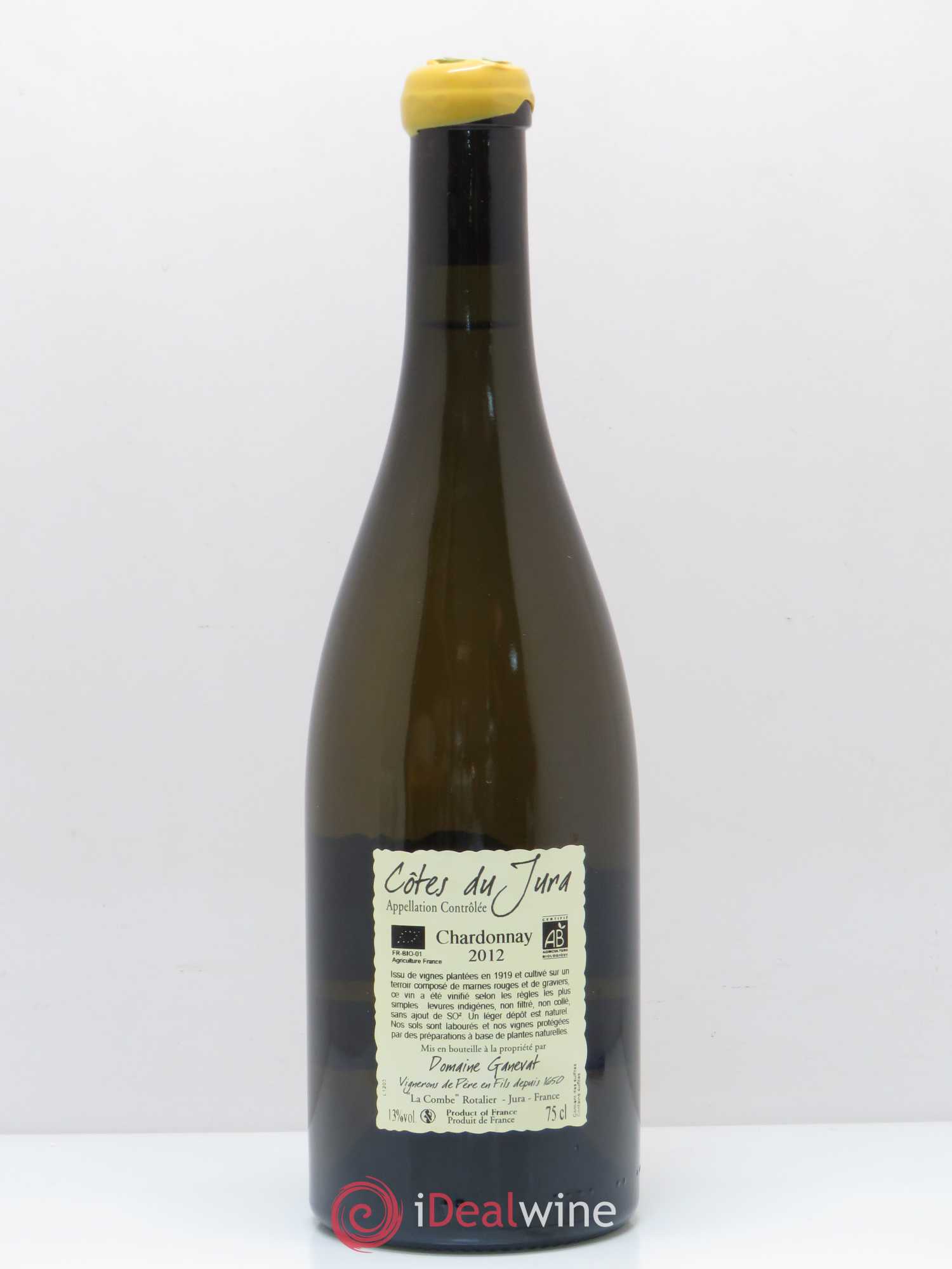Côtes du Jura Les Grands Teppes Vieilles Vignes Jean-François Ganevat (Domaine) 2012 - Lot de 1 bouteille - 1