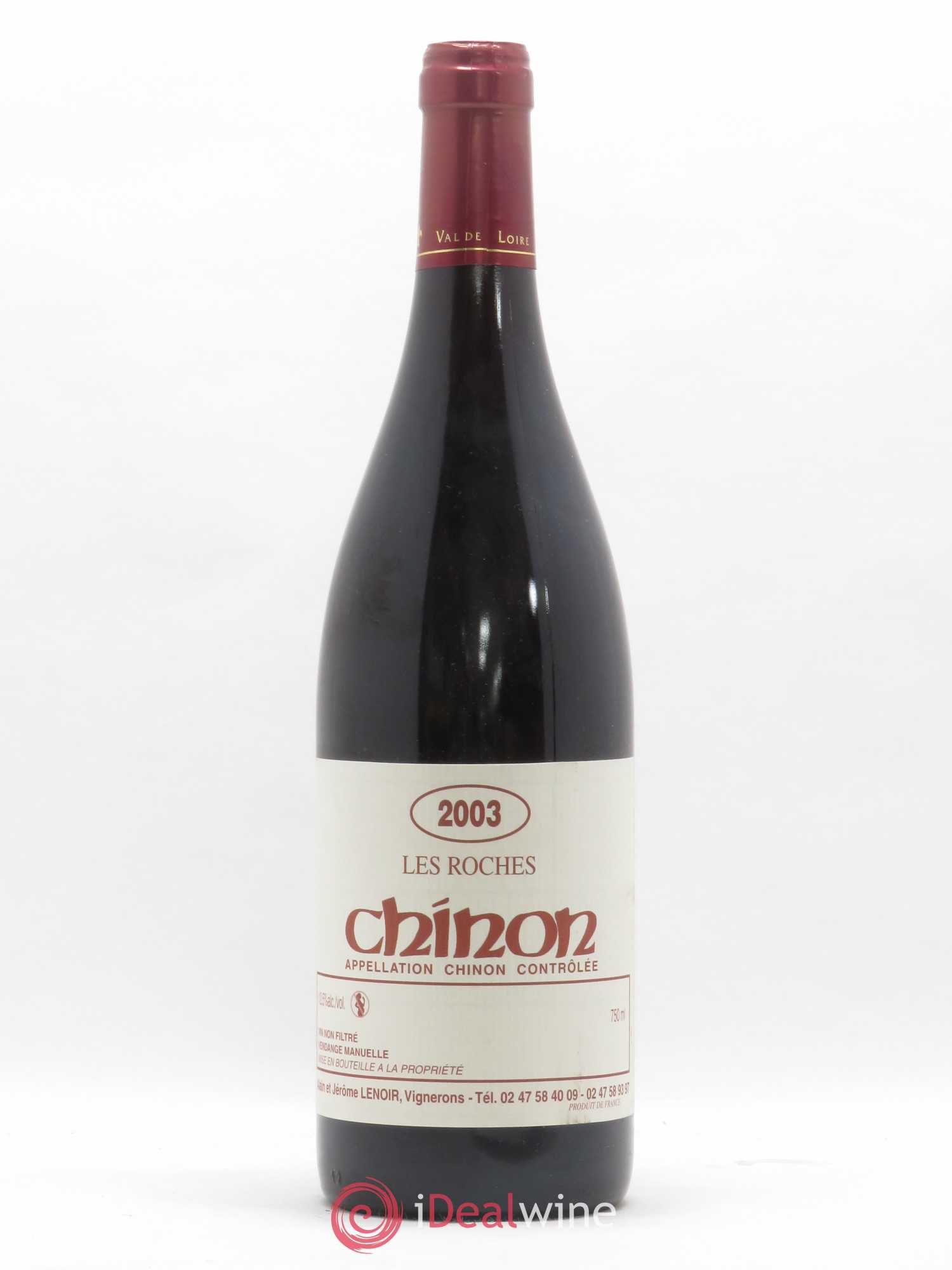Chinon Les Roches Lenoir (Domaine) 2003 - Lot de 1 bouteille - 0