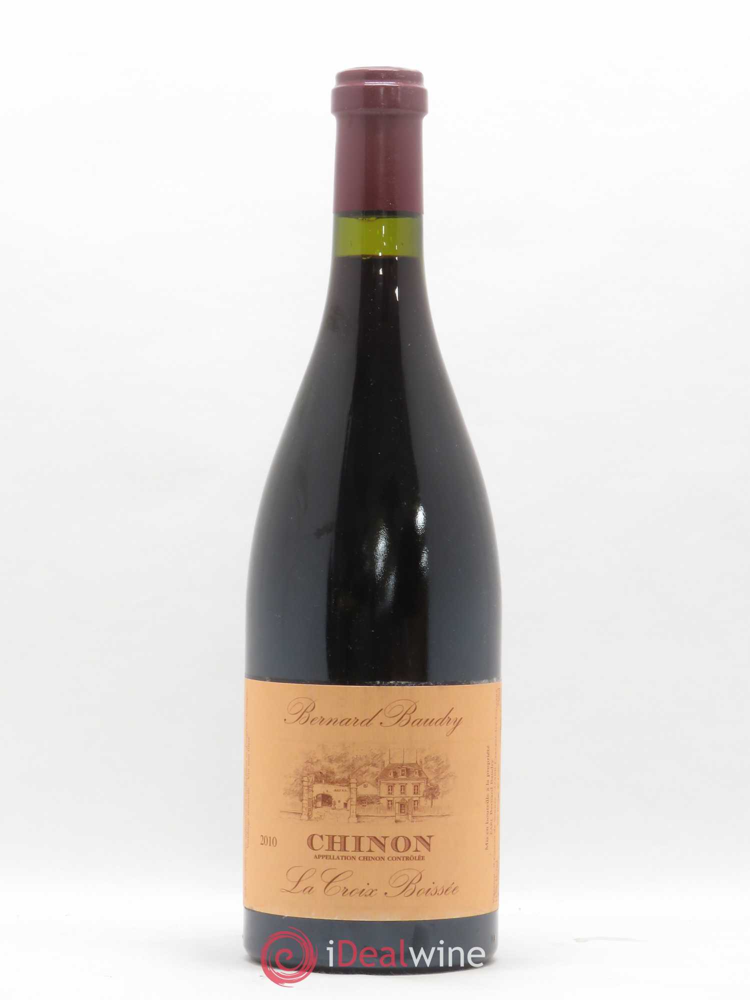Chinon La Croix Boissée Bernard Baudry 2010 - Lot de 1 bouteille - 0