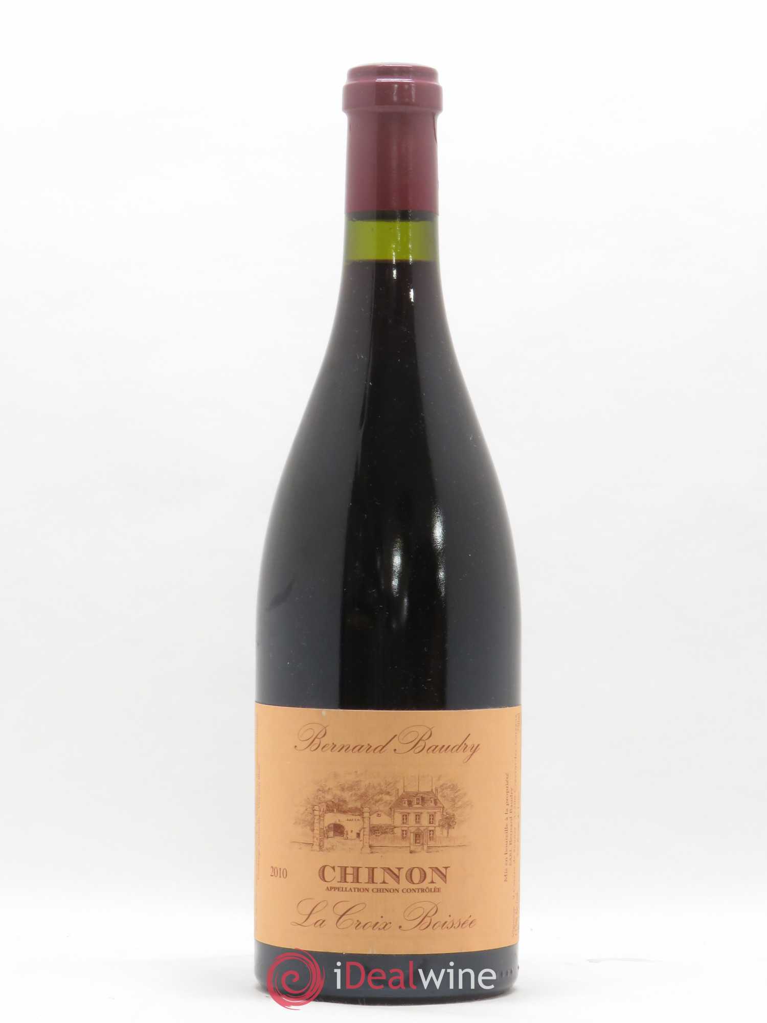 Chinon La Croix Boissée Bernard Baudry 2010 - Lot de 1 bouteille - 0