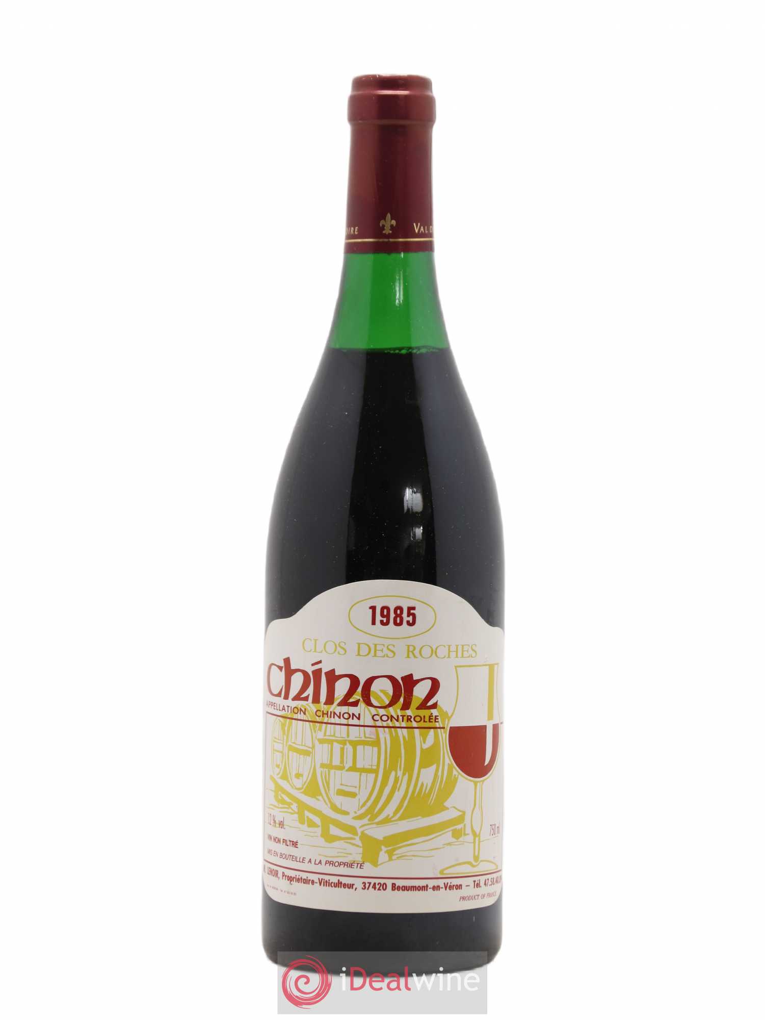 Chinon Les Roches Lenoir (Domaine) 1985 - Lot de 1 bouteille - 0