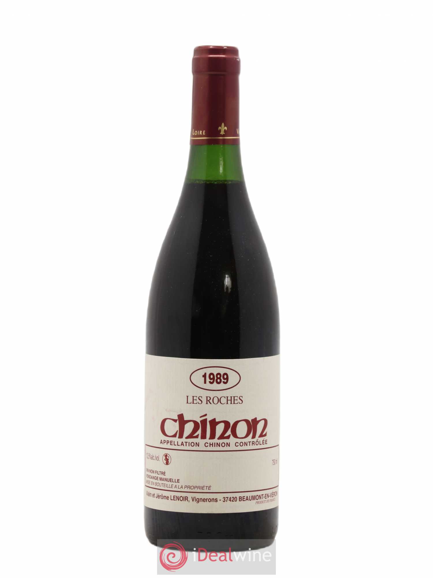 Chinon Les Roches Lenoir (Domaine) 1989 - Lot de 1 bouteille - 0