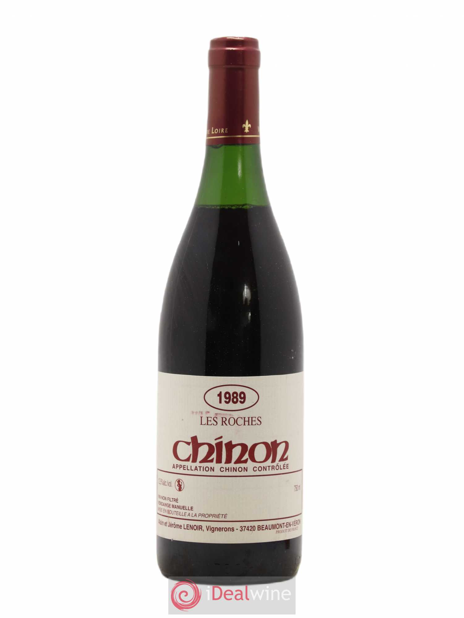 Chinon Les Roches Lenoir (Domaine) 1989 - Lot de 1 bouteille - 0