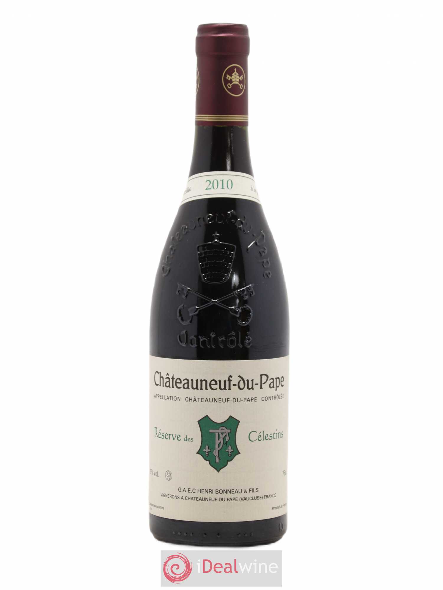 Châteauneuf-du-Pape Réserve des Célestins Henri Bonneau & Fils 2010 - Lot de 1 bouteille - 0