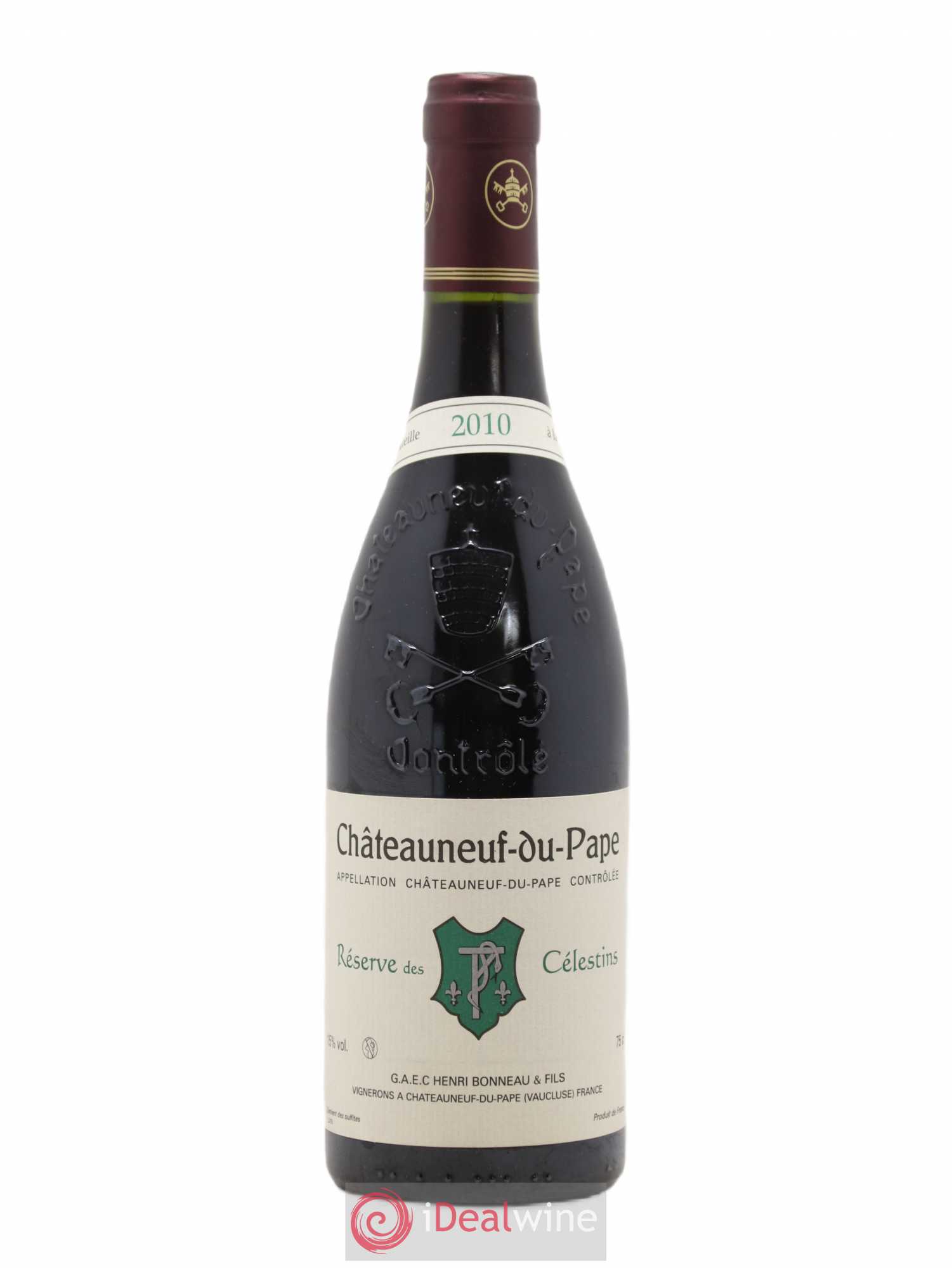 Châteauneuf-du-Pape Réserve des Célestins Henri Bonneau & Fils 2010 - Lot de 1 bouteille - 0