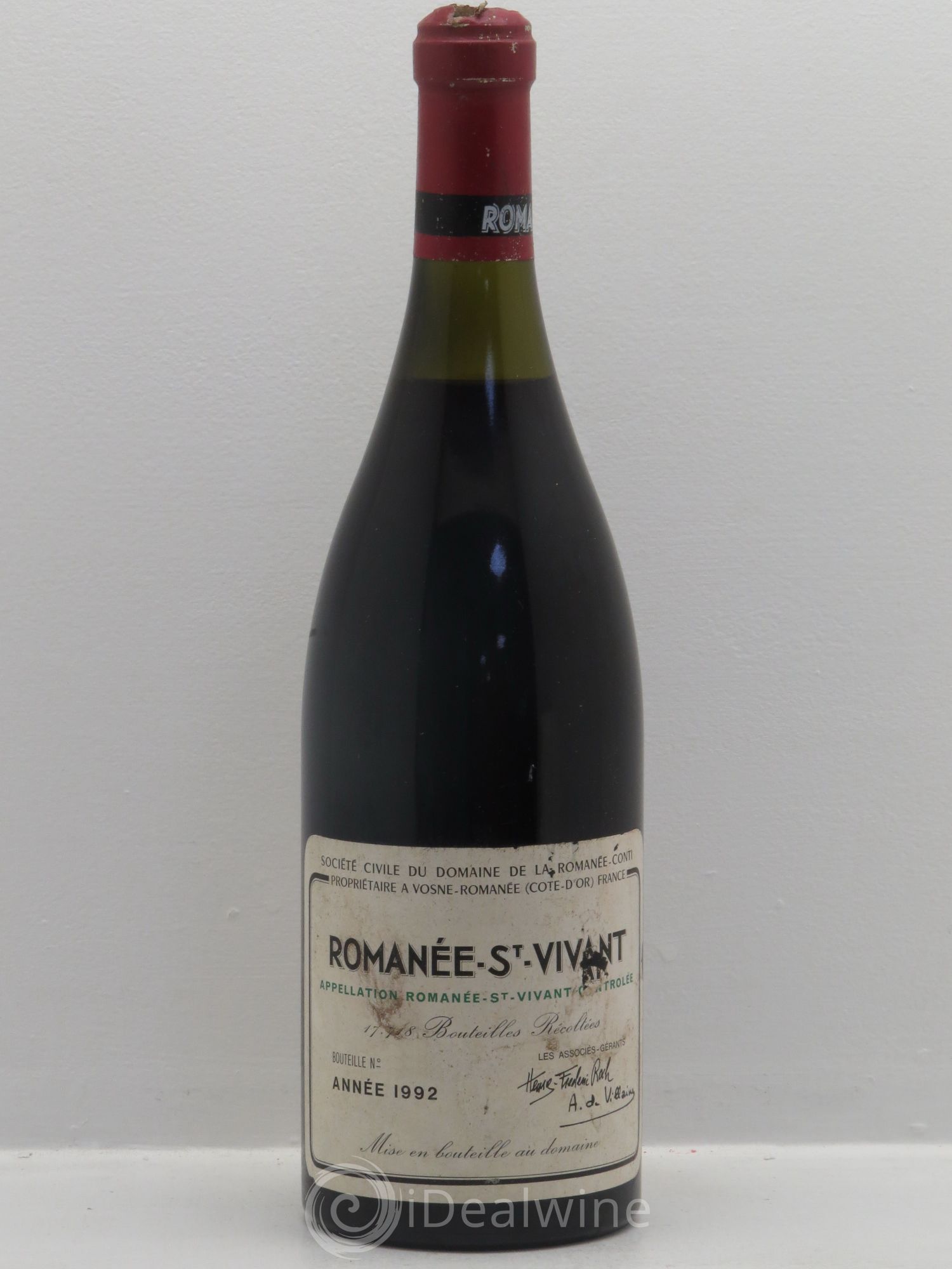 Romanée-Saint-Vivant Grand Cru Domaine de la Romanée-Conti 1992 - Lot de 1 bouteille - 0