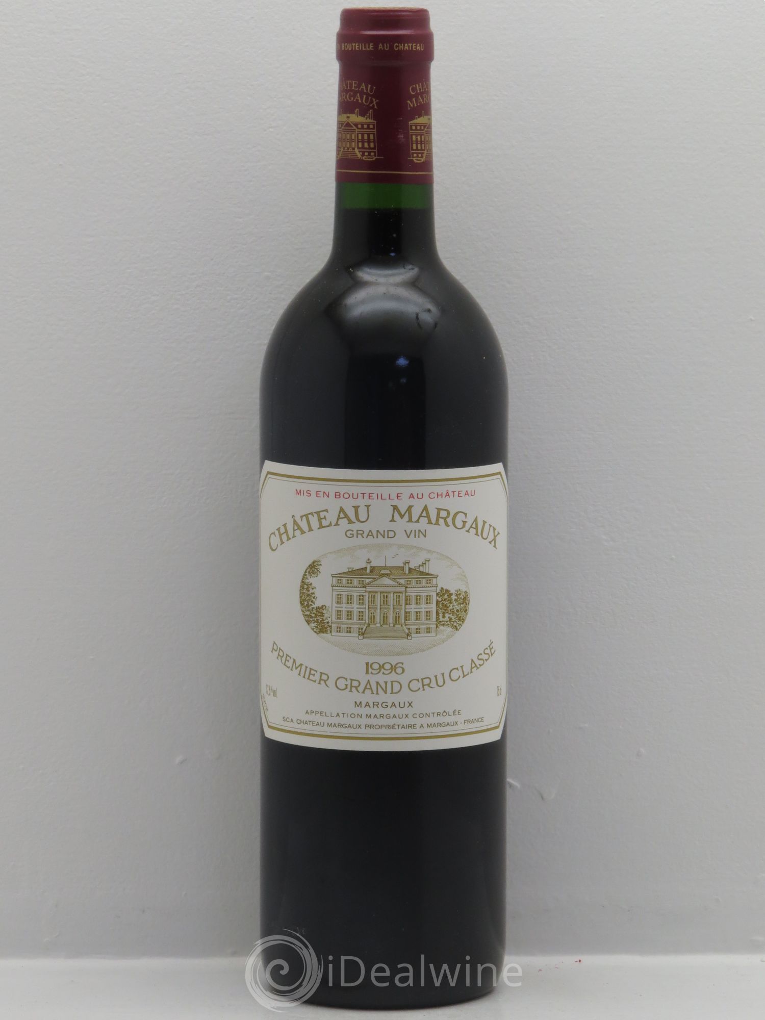 Château Margaux 1er Grand Cru Classé 1996 - Lot de 1 bouteille - 0