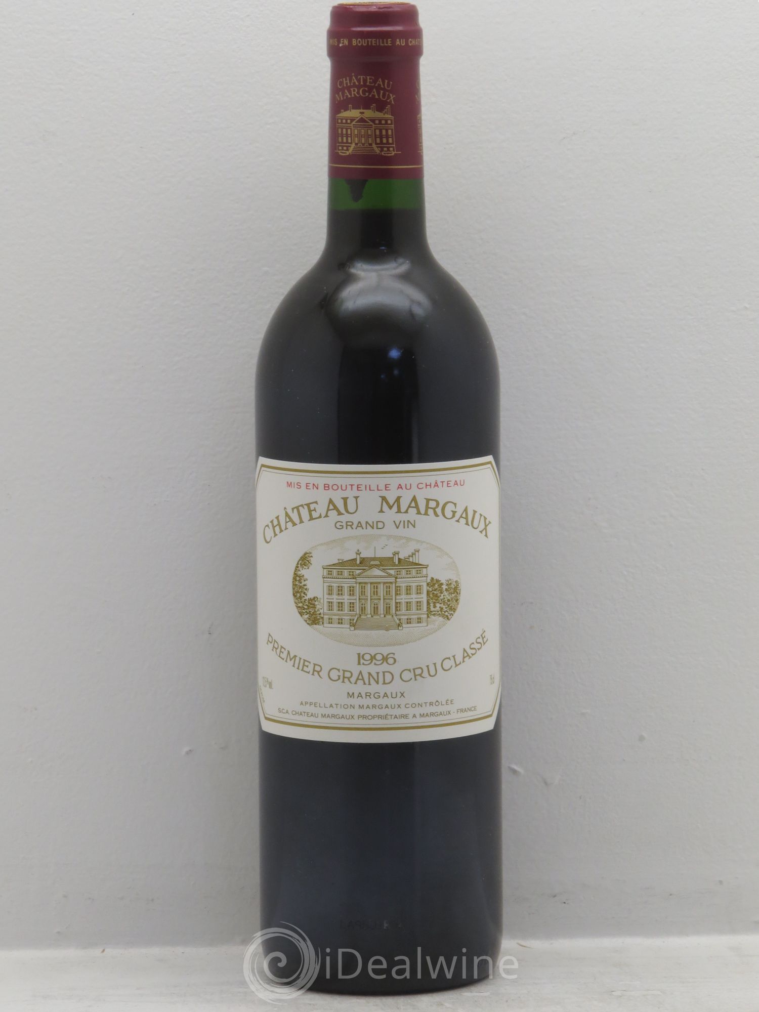 Château Margaux 1er Grand Cru Classé 1996 - Lot de 1 bouteille - 0