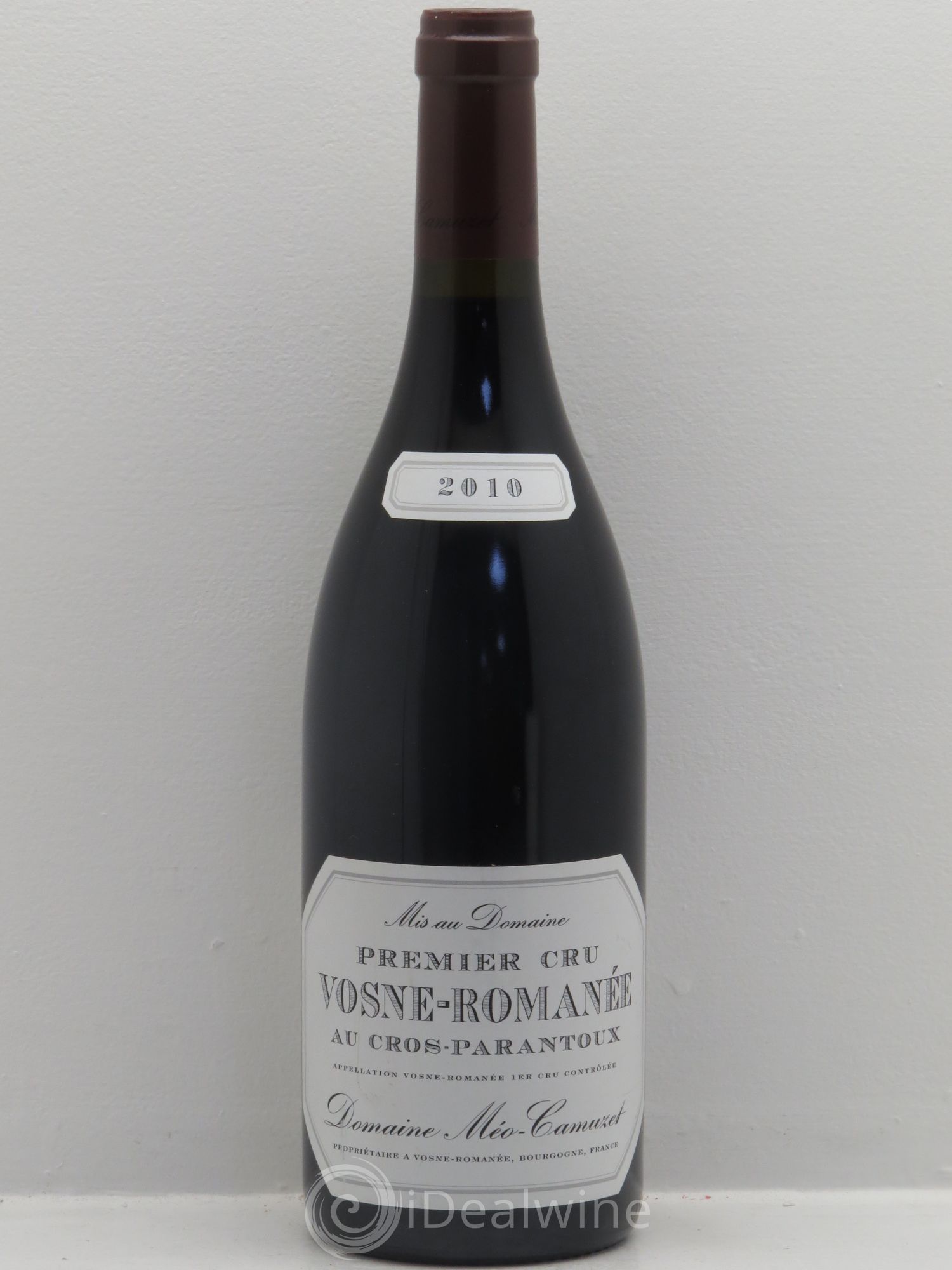 Vosne-Romanée 1er Cru Au Cros Parantoux Méo-Camuzet (Domaine) 2010 - Lot de 1 bouteille - 0