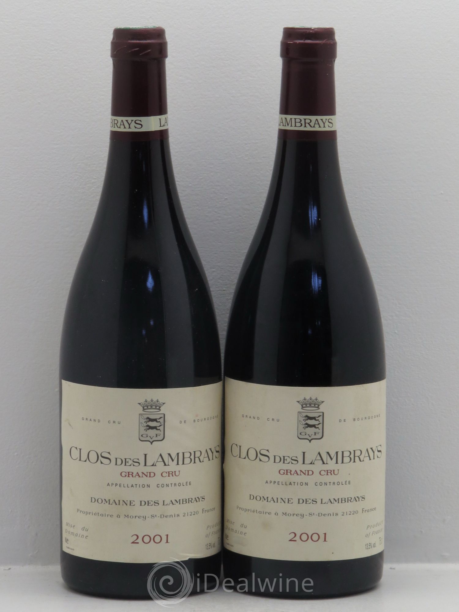 Clos des Lambrays Grand Cru Domaine des Lambrays 2001 - Lot de 2 bouteilles - 0