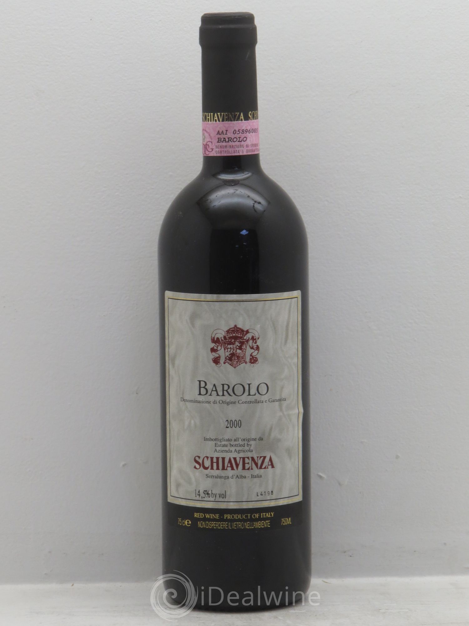Barolo Schiavenza 2000 - Lot de 1 bouteille - 0