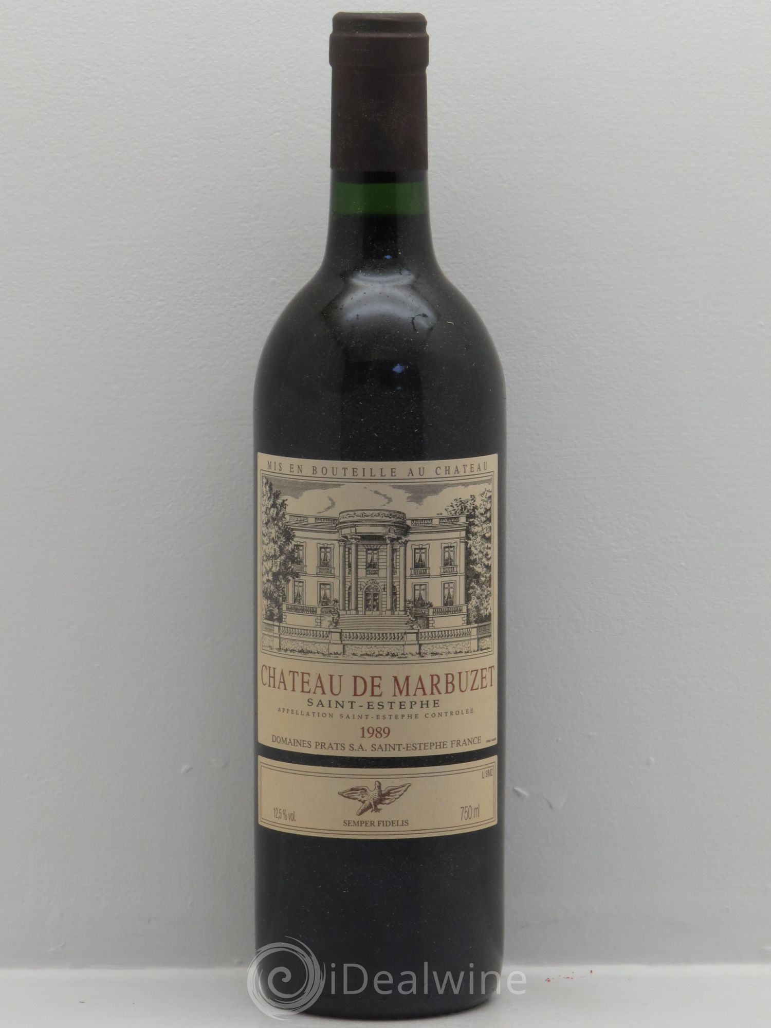 Château de Marbuzet Cru Bourgeois 1989 - Lot de 12 bouteilles - 0
