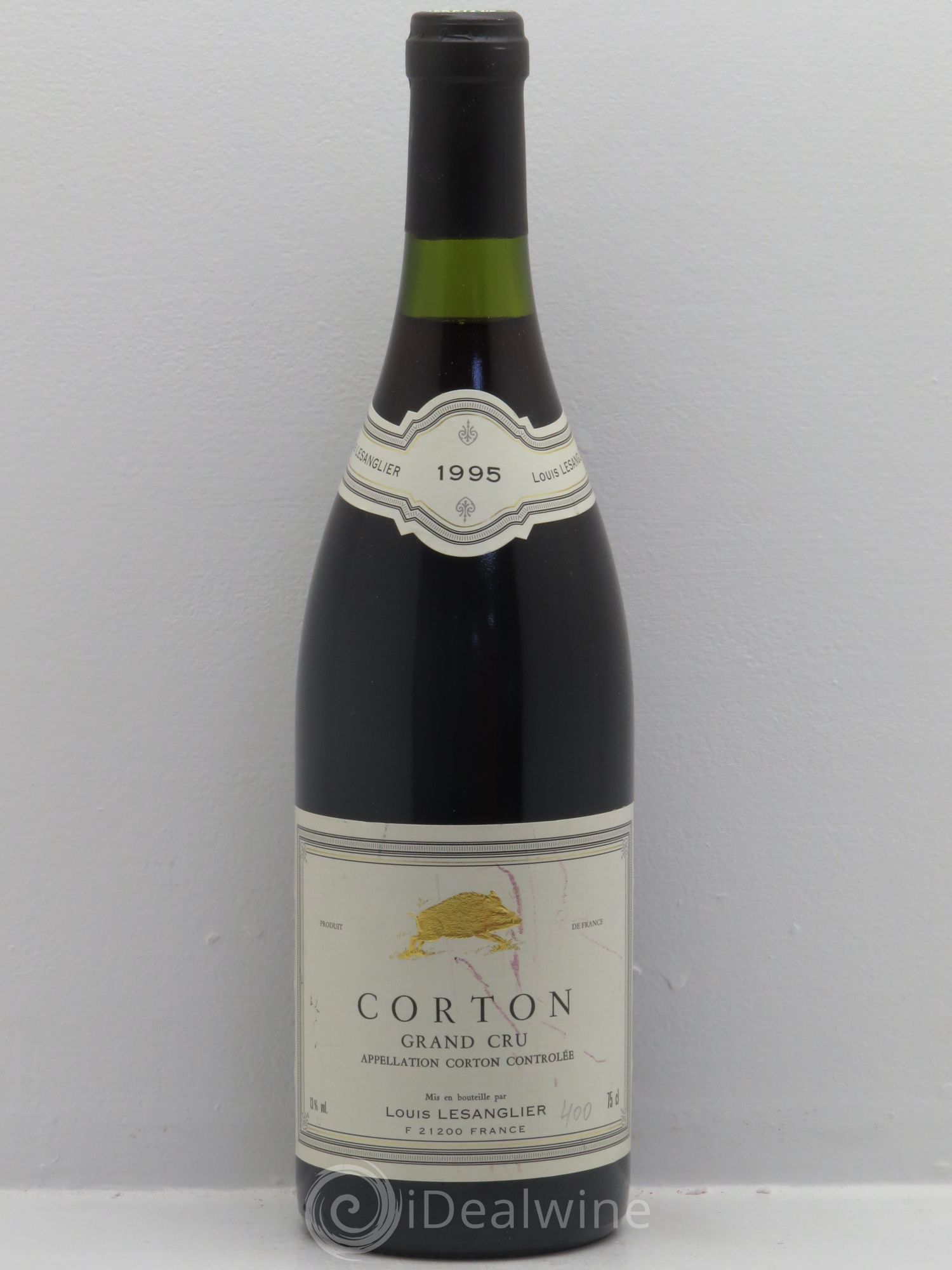 Corton Grand Cru Louis Lesauglier(à partir du 18/2/2016) 1995 - Posten von 1 Flasche - 0