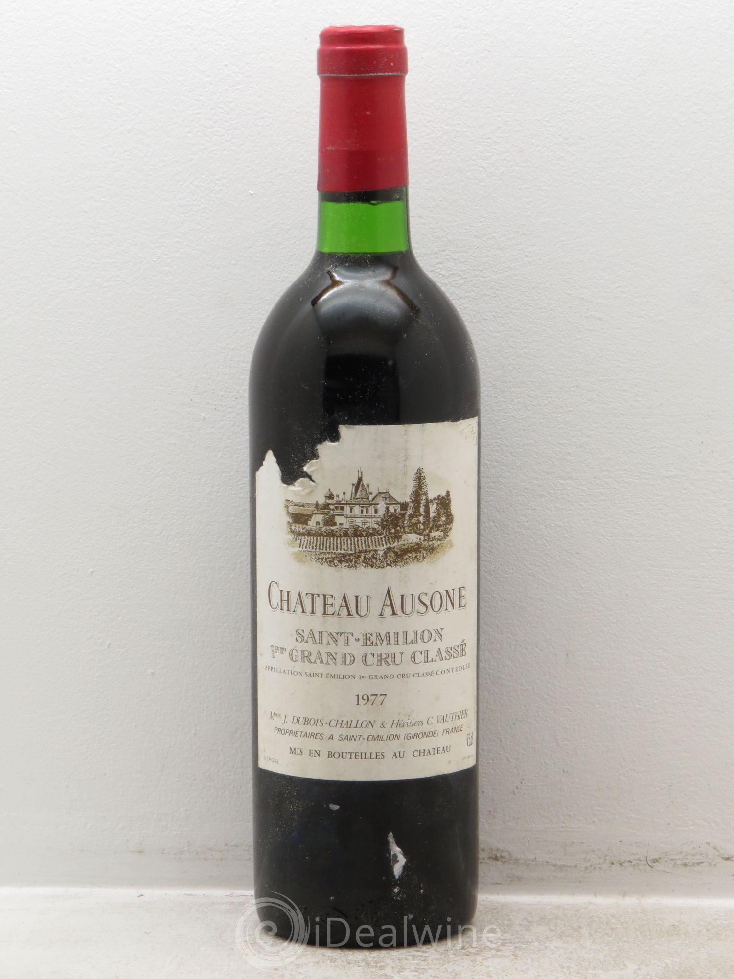 Château Ausone 1er Grand Cru Classé A 1977 - Lot de 1 bouteille - 0