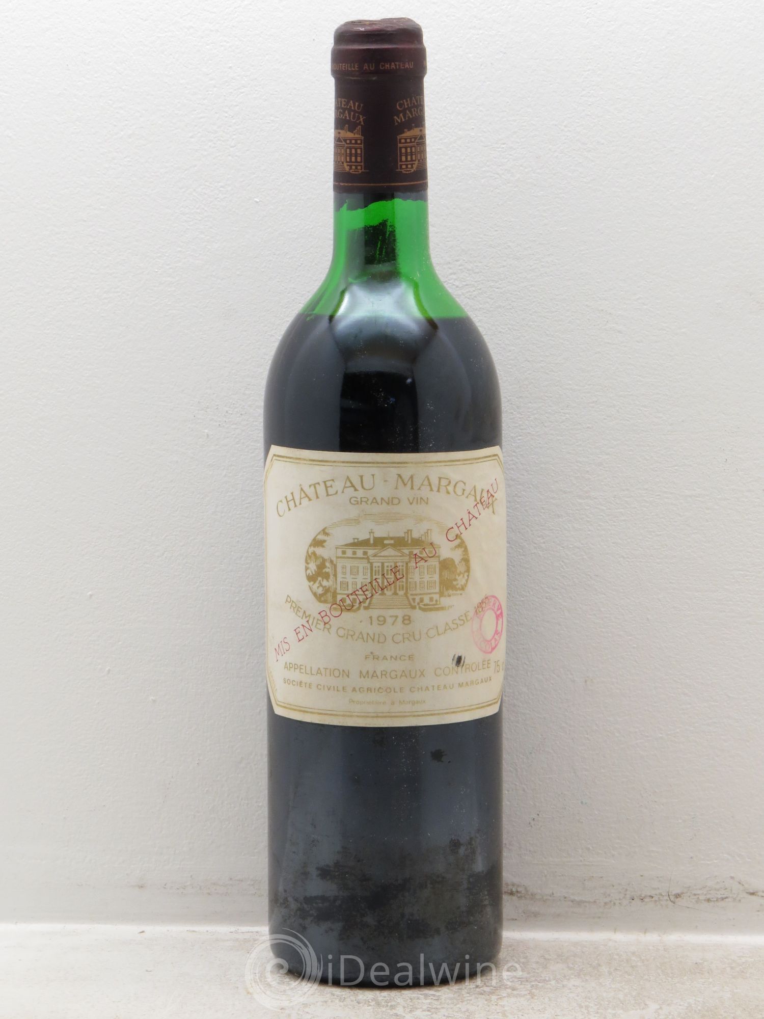 Château Margaux 1er Grand Cru Classé 1978 - Lot de 1 bouteille - 0