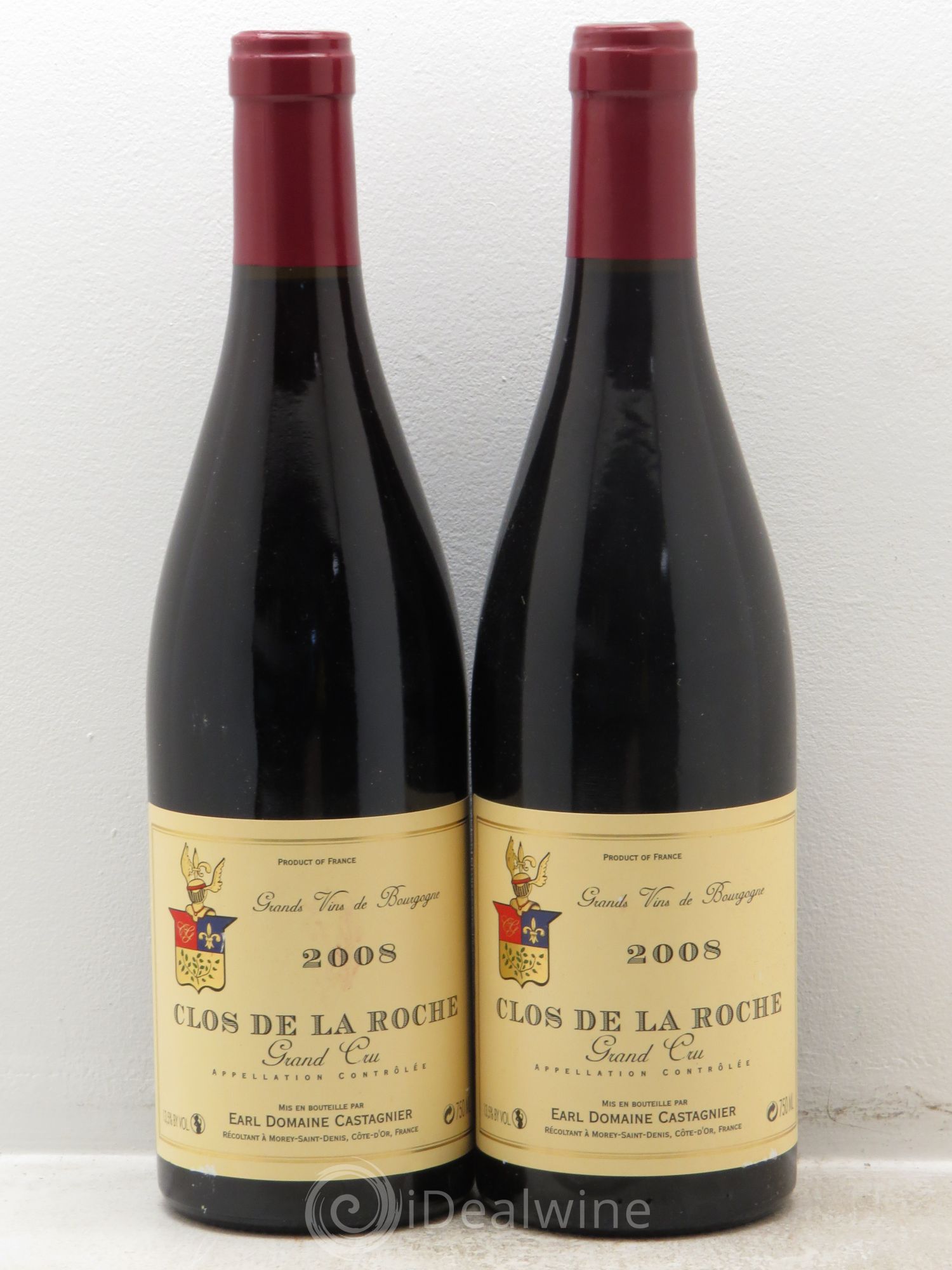 Clos de la Roche Grand Cru 2008 - Lot de 2 bouteilles - 0