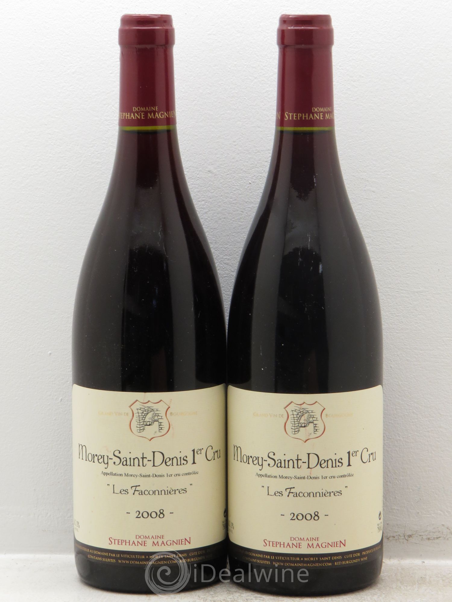 Morey-Saint-Denis 1er Cru Stéphane Magnien 2008 - Lot de 2 bouteilles - 0