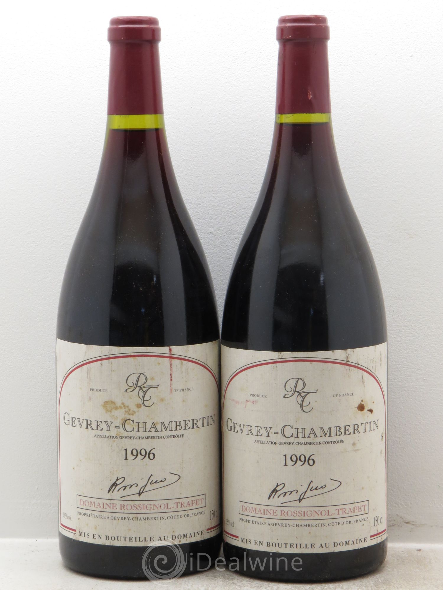 Gevrey-Chambertin Domaine Rossignol Trapet (sans prix de réserve) 1996 - Posten von 2 Magnum - 0