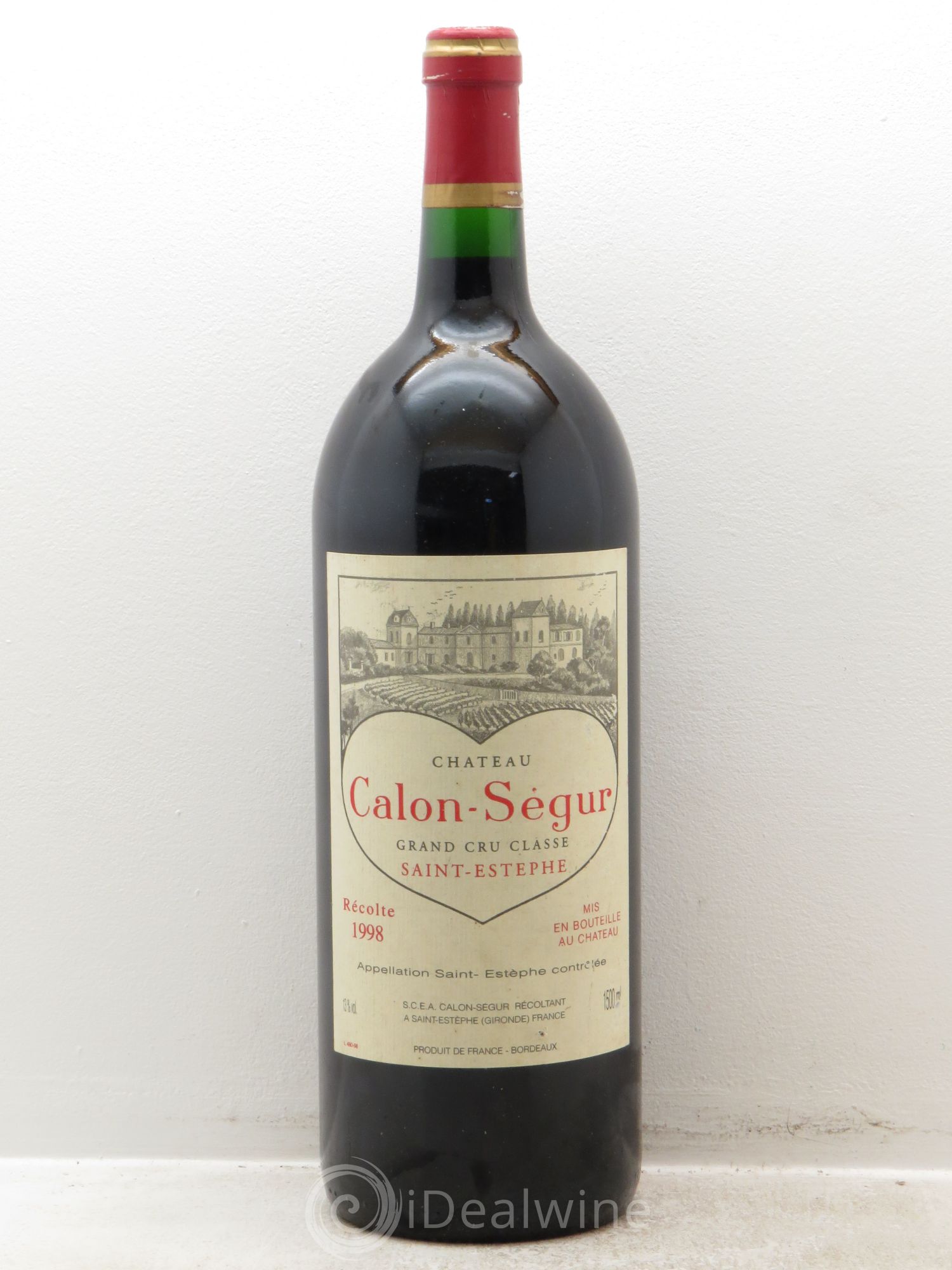 Château Calon Ségur 3ème Grand Cru Classé 1998 - Lot de 1 magnum - 0