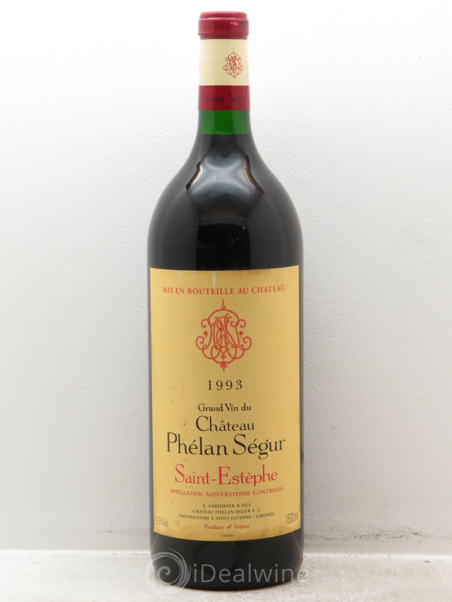 Château Phélan Ségur 1993 - Lot de 1 magnum - 0