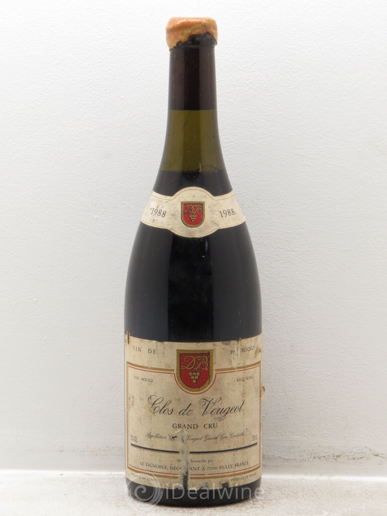 Clos de Vougeot Grand Cru Le vignoble 1988 - Lot de 1 bouteille - 0