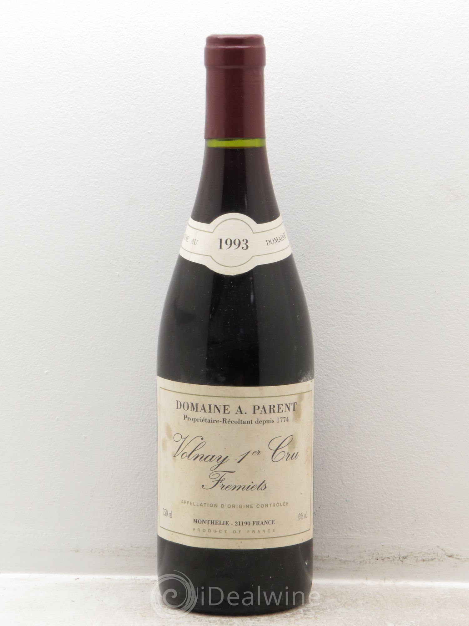 Volnay 1er Cru Anne Parent 1993 - Lot de 1 bouteille - 0