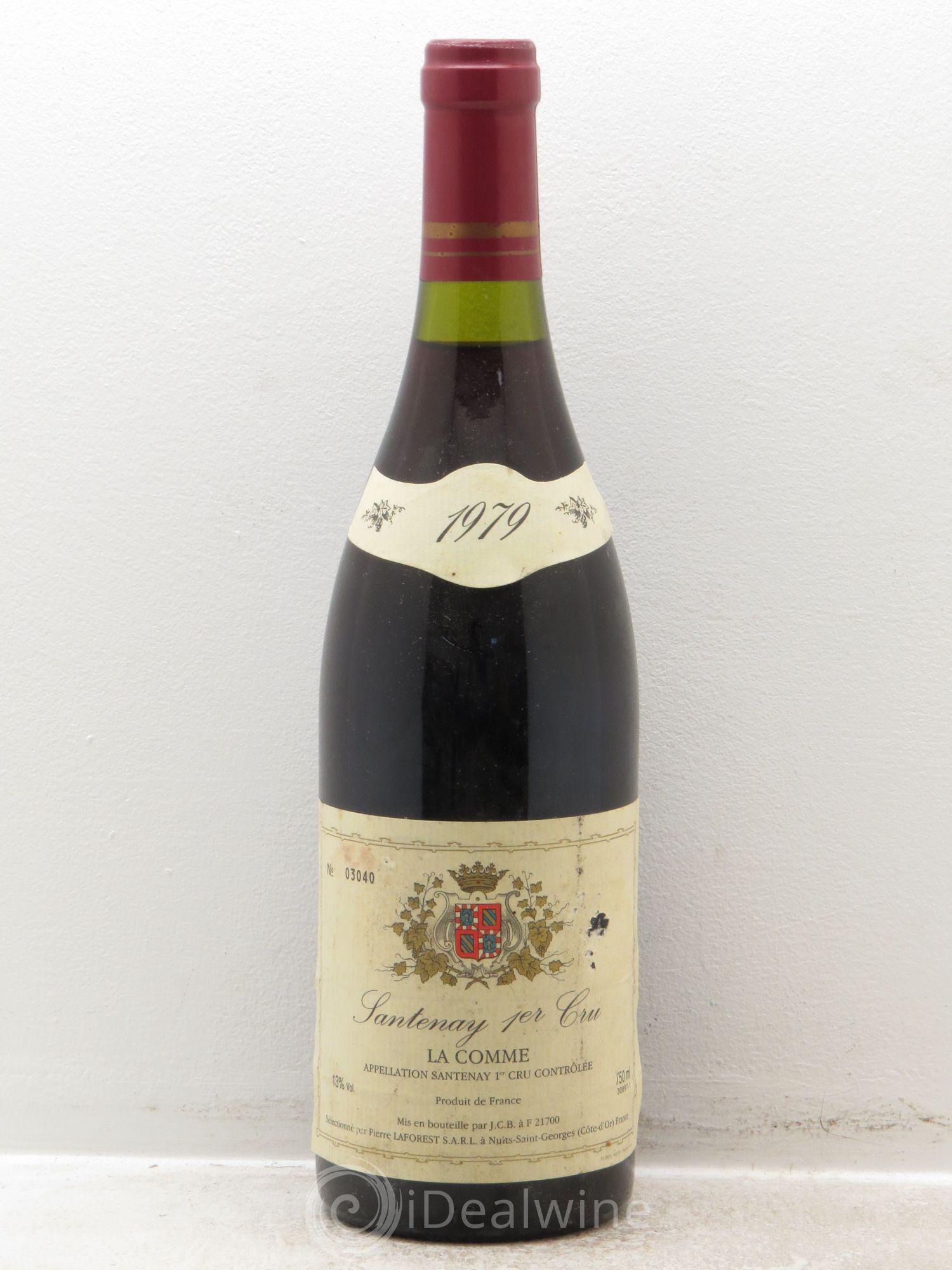 Santenay 1er Cru Pierre Laforest 1979 - Lot de 1 bouteille - 0