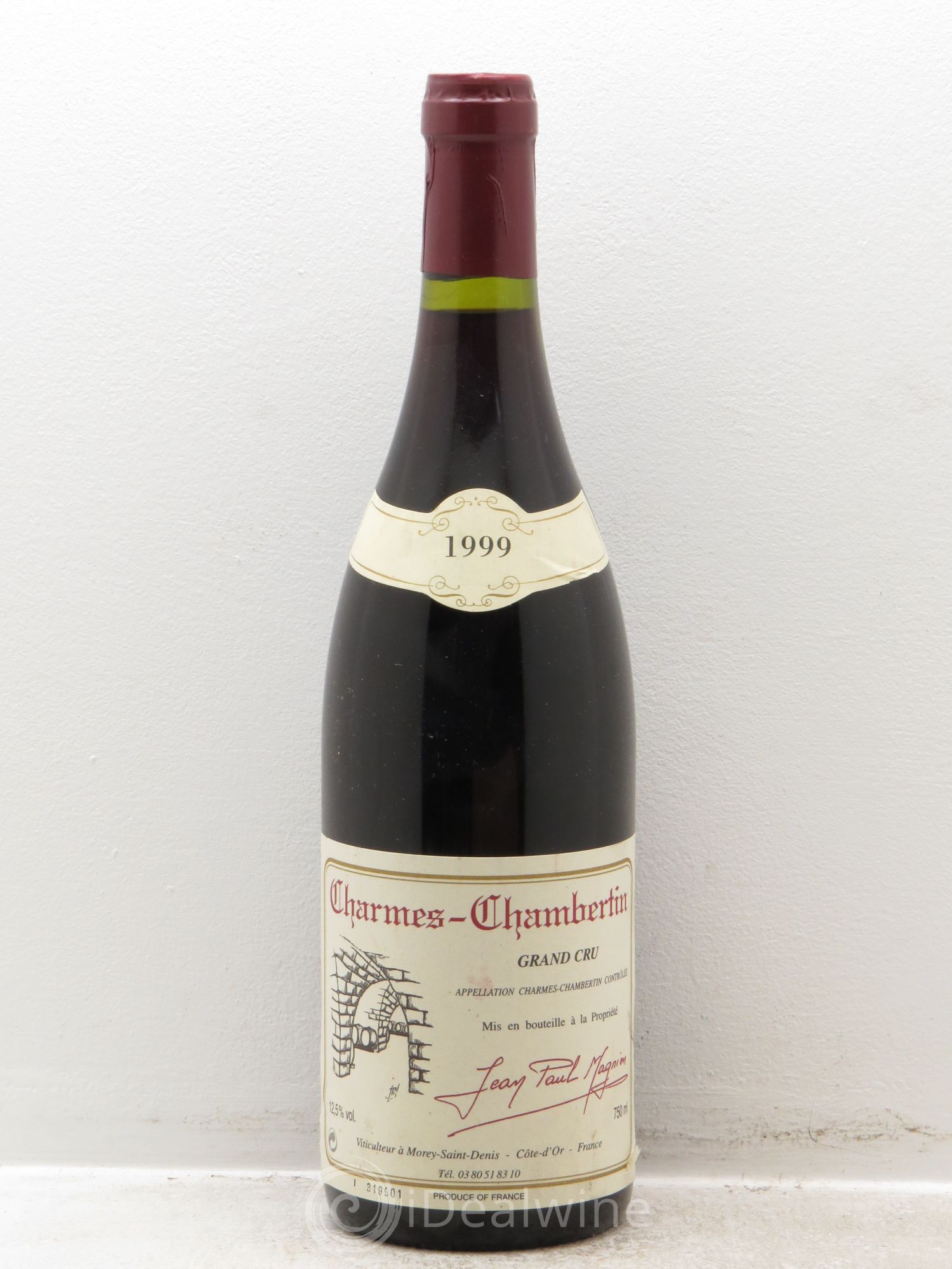Charmes-Chambertin Grand Cru Jean-Paul Magnien 1999 - Lot de 1 bouteille - 0